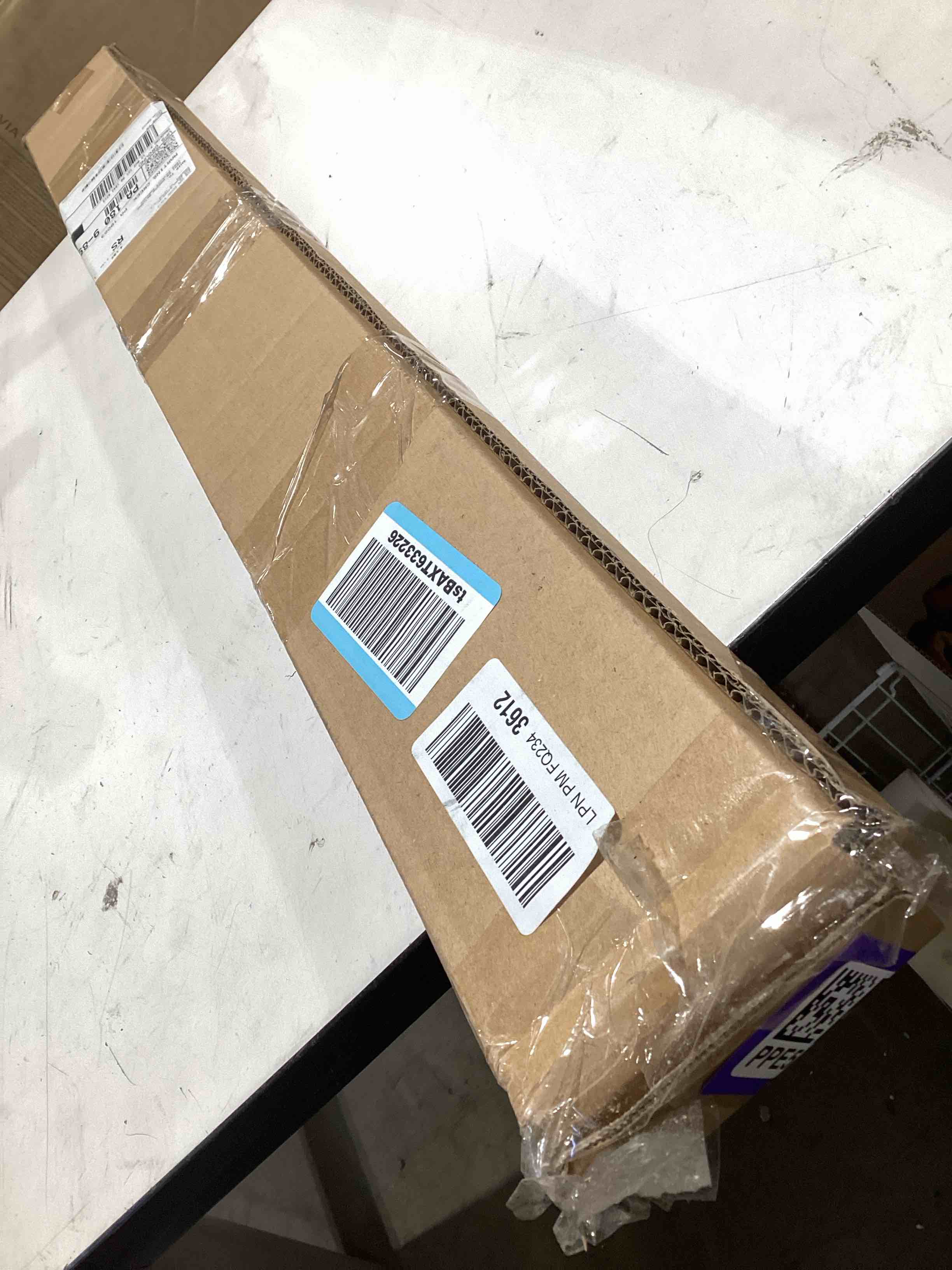 Condition photo showing Good Condition for myshade arch window shades half circle blackout cellular shades cordless no drill blinds for windows half moon honeycomb fabric no tools room darkening shades easy install (1pcs grey 72" w x 36" h) grey-blackout 72"w * 36"h - 1 pcs