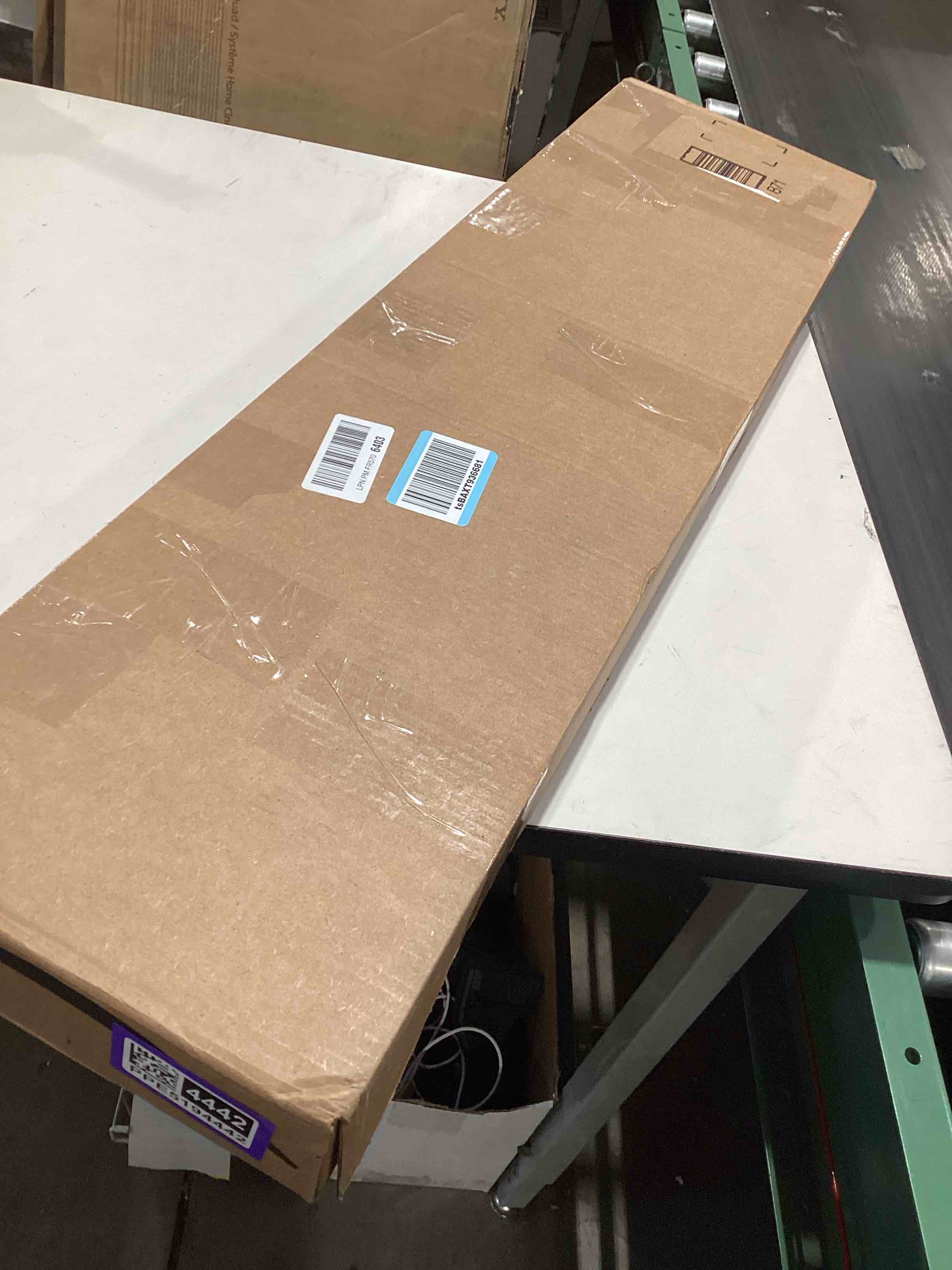 Condition photo showing Good Condition for 36 inch round new clear furniture table protector 1.5mm thick round clear plastic tablecloth wipeable water resistant tabletop cover pvc vinyl circle coffee dining tabletop protective pad 37.4" x 36.2" round new clear 1.5mm