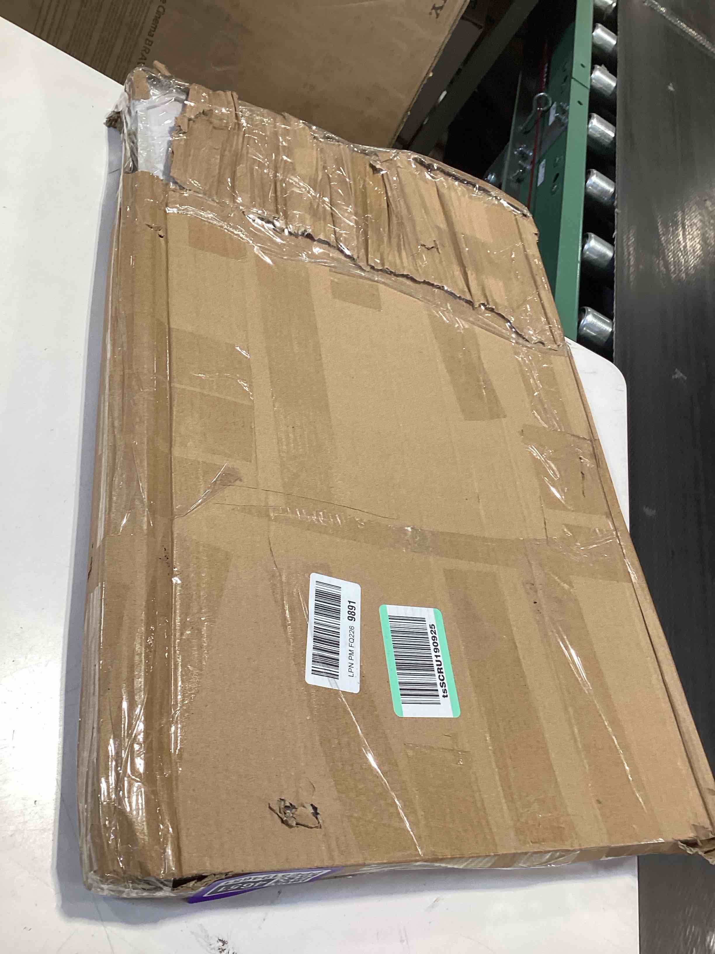 Condition photo showing Good Condition for wood side orbis 16x24 silver aluminum metal picture frame with mat 12x18 - wall display poster photo frames, 2 pack silver (2 pack) 16x24" mat 12x18"