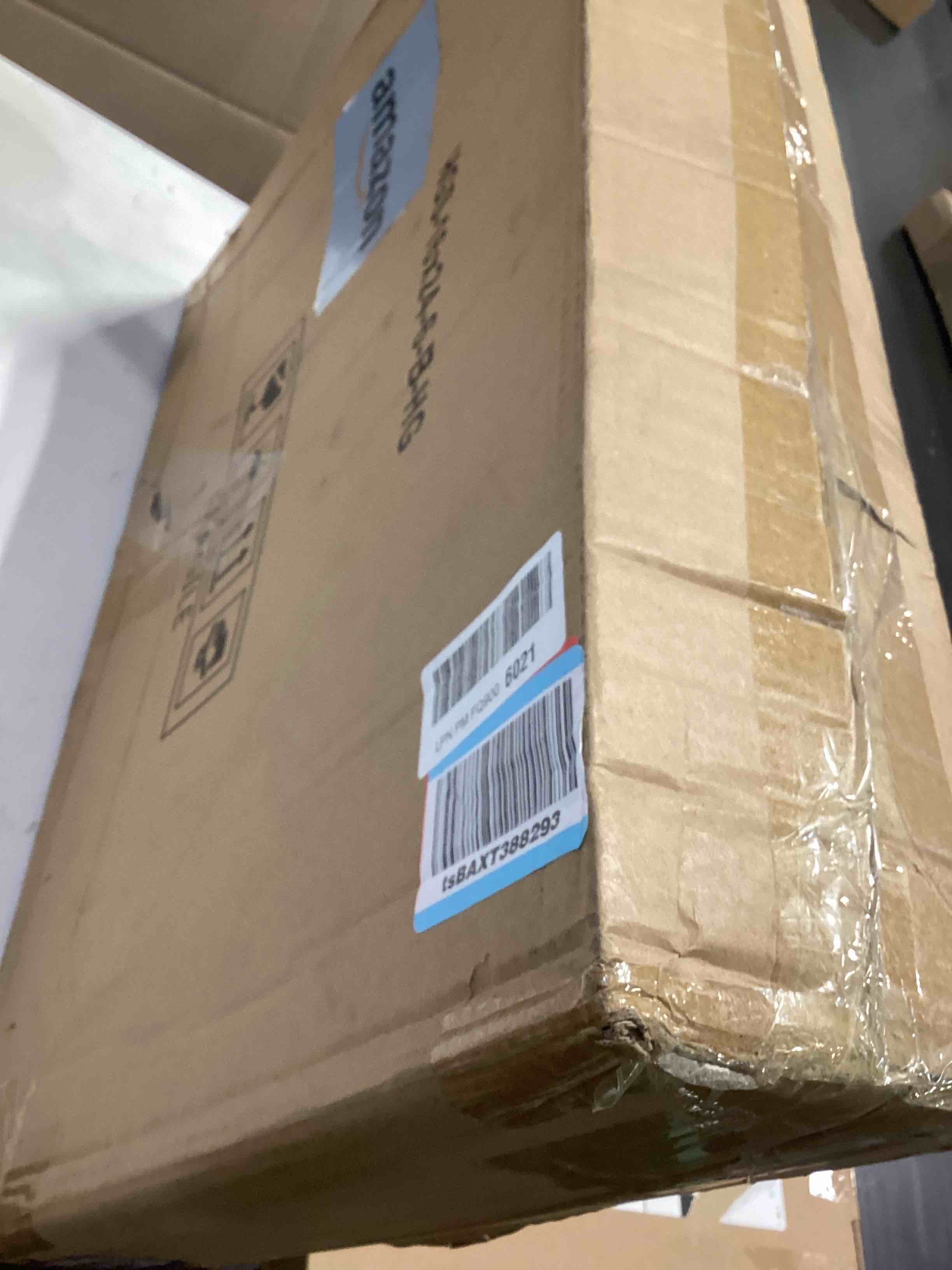 Condition photo showing As Is for seseat 16x24 picture frame black set of 6, display pictures 16x24 without mat for wall mounting, wall gallery poster frames black 16x24