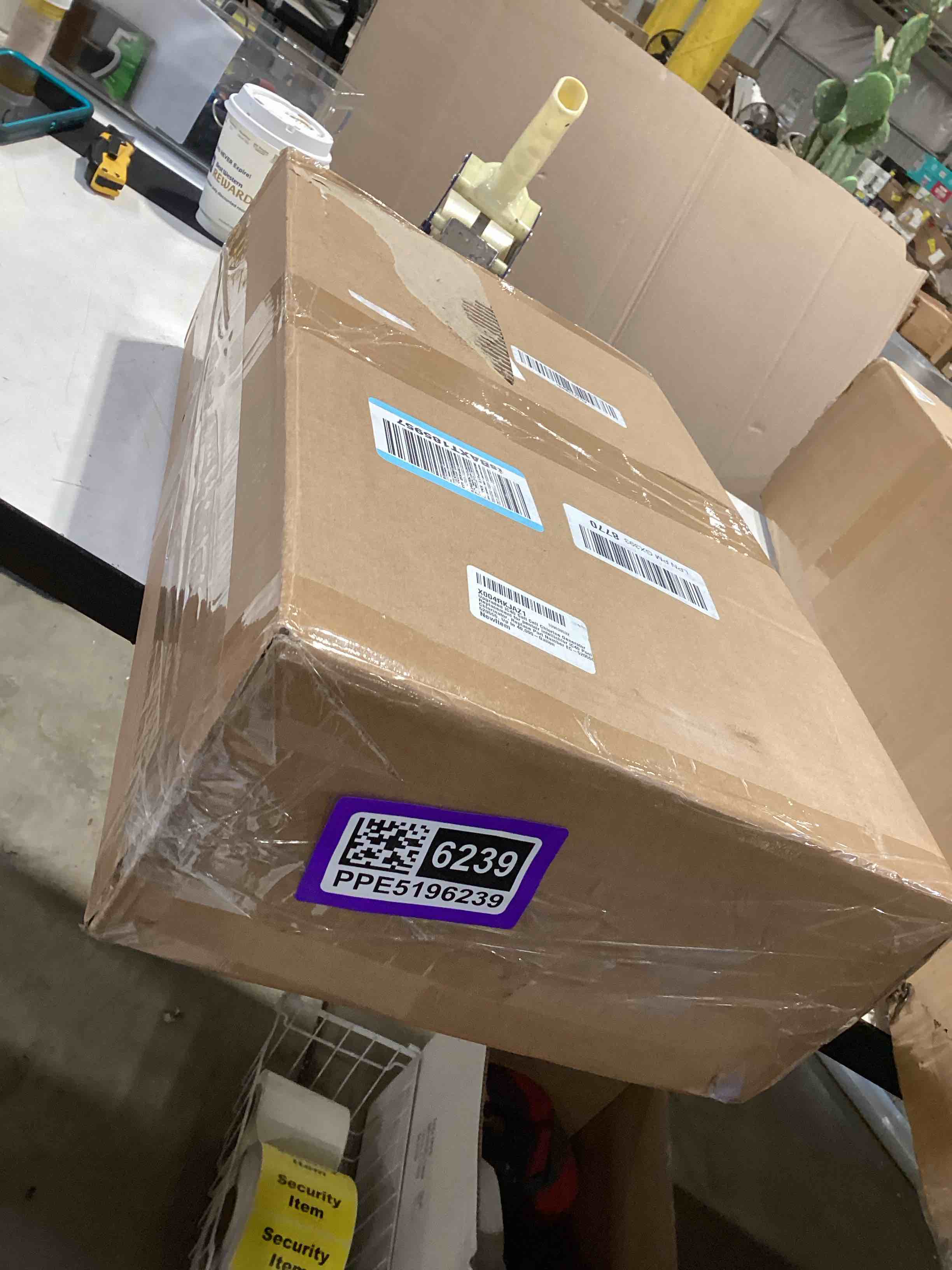 Condition photo showing As Is for upgraded ic40 salt cell chlorine generator replacement for pentair intellichlor ic40 pool chlorinator, replace part number ec-520555 520555, up to 40,000-gallon