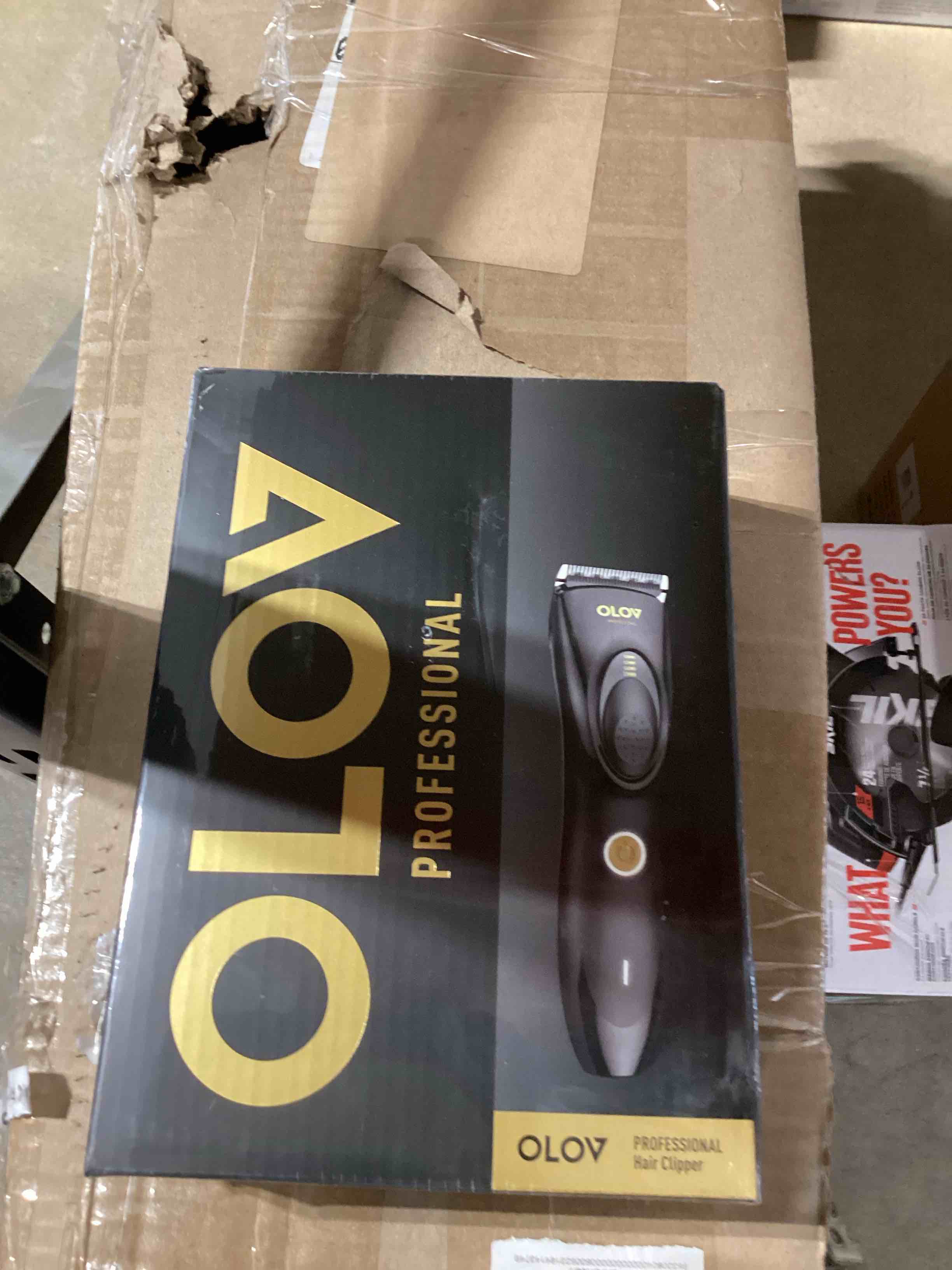 Condition photo showing New/Like New for hair clippers for men, cordless hair clipper kit, rechargeable hair clippers for family, black