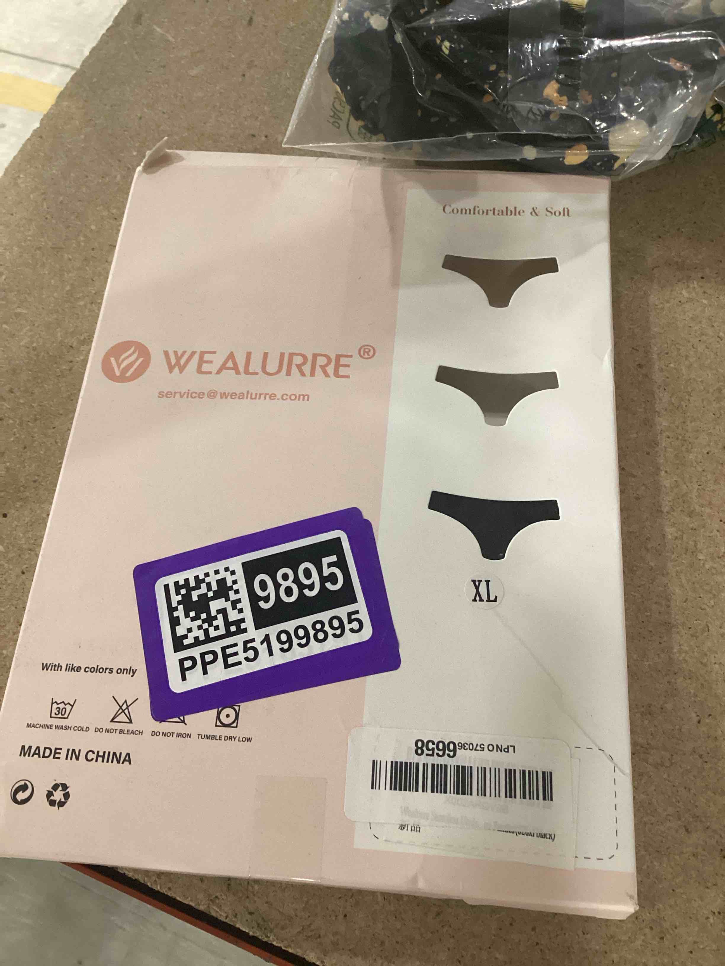 Condition photo showing Good Condition for wealurre seamless underwear invisible bikini no show nylon spandex women panties black x-large