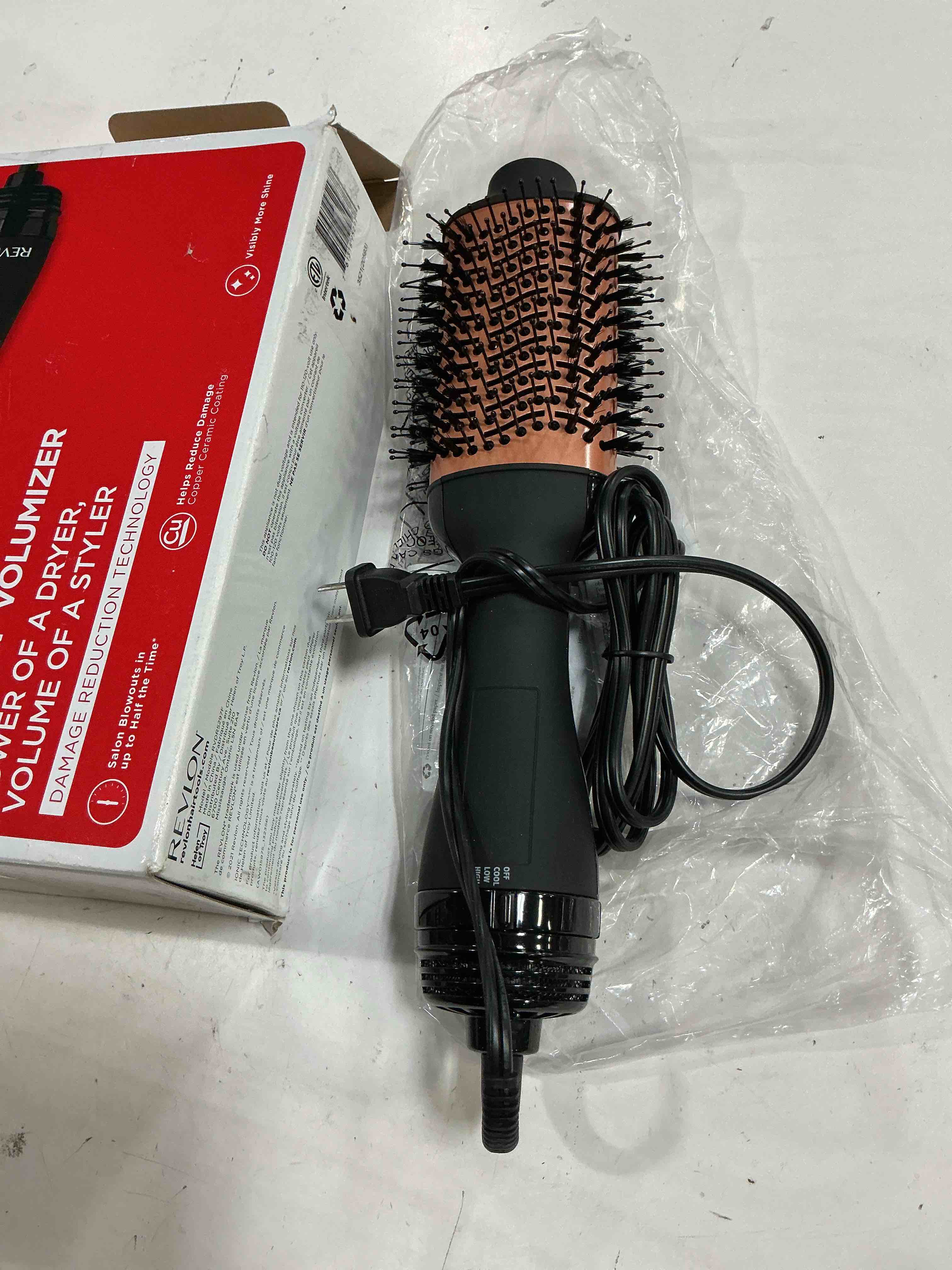 Condition photo showing Good Condition for revlon one-step hair dryer & volumizer copper smooth edition
