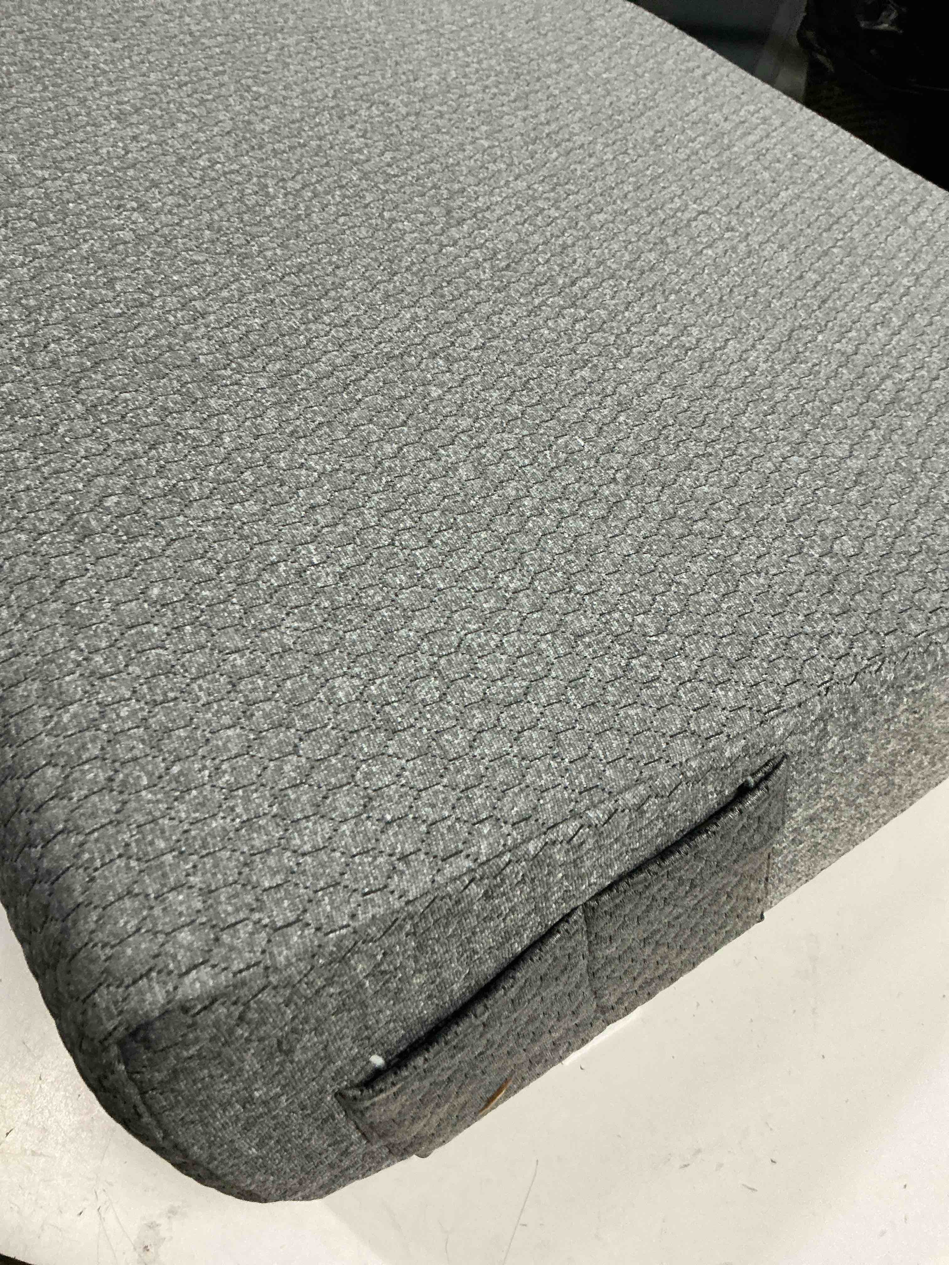 Condition photo showing Good Condition for bedluxe wedge pillow, 10 inch bed wedge pillow, elevated body pillow for back support, acid reflux, leg, neck pain, snoring, triangle pillow wedge - cooling memory foam top, dark grey 24*24*10 inch dark grey