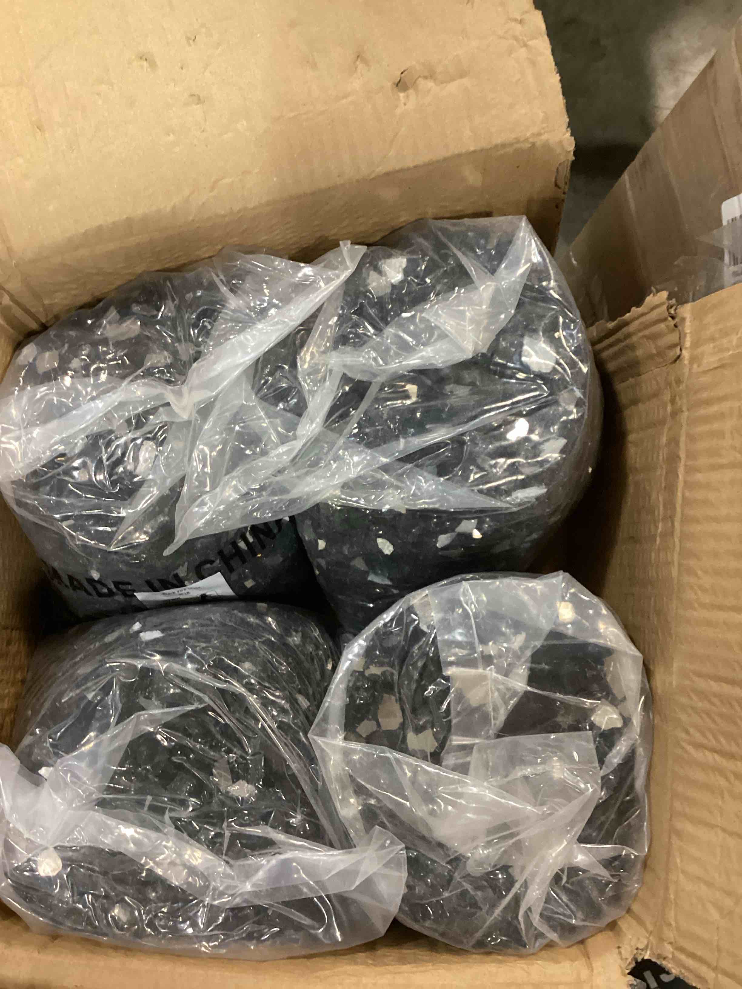 Condition photo showing Good Condition for black fire glass, 10 lbs, 1/2 inch. high-quality tempered glass, reflective glass for fire pits, fire tables, fireplaces, natural gas and propane, fire glass pellets, fire rocks.