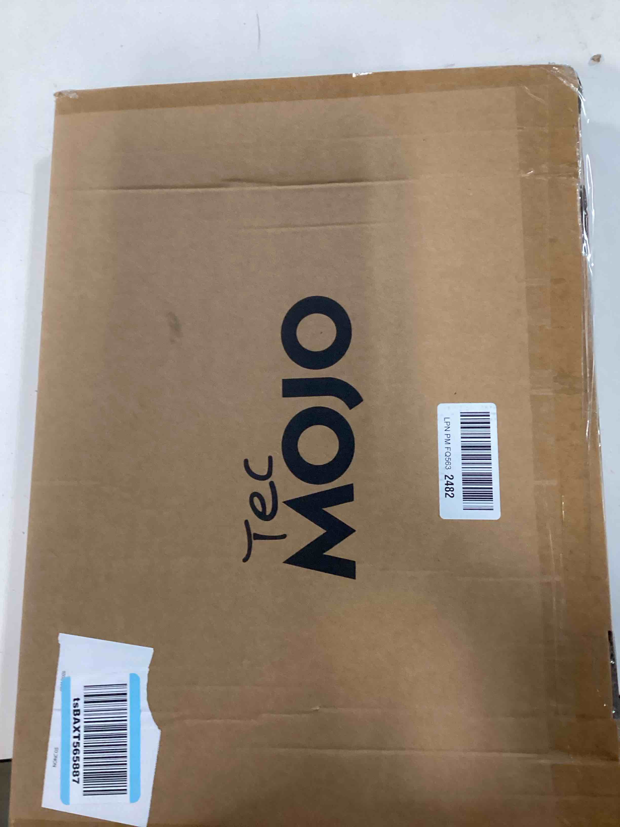 Condition photo showing As Is for tecmojo 1u sliding rack shelf,4-post vented rack mount shelf,13.8in deep with adjustable mounting depth 13.8-19.7in,supports to 110lbs,for 19 inch av/network equipment rack,unassembled,black 13.8-19.7" depth