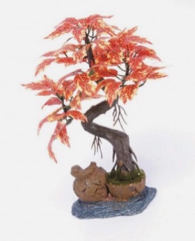 Condition photo showing New/Like New for Penn-PLAX Deco-Replicas Bonsai Tree Aquarium Decoration – Orange – Safe for Freshwater and Saltwater Fish Tanks – 8” Height