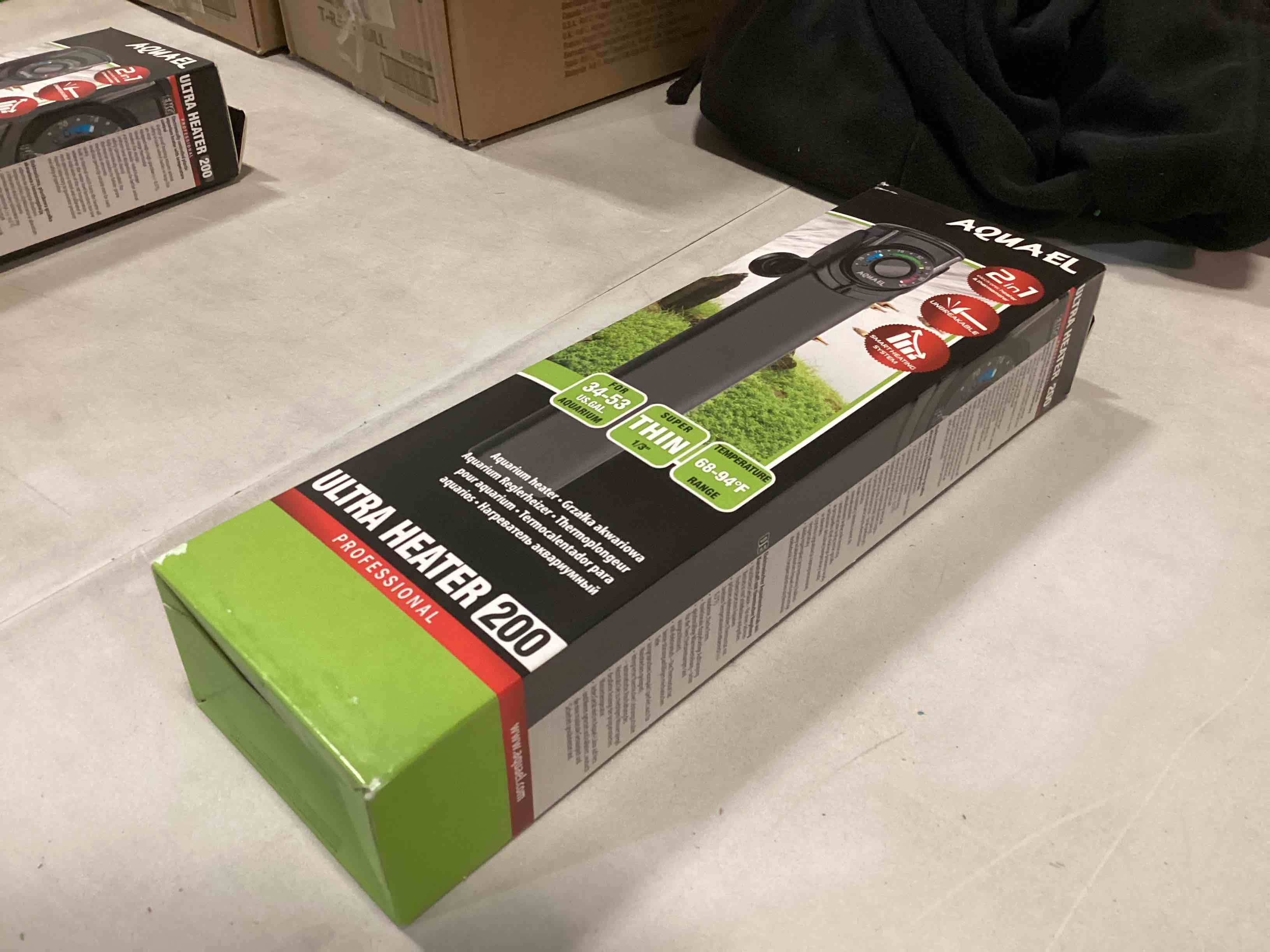 Condition photo showing New/Like New for Aquael Ultra Aquarium Heater for Freshwater & Saltwater Aquariums - 200 Watt, 34-53 Gallon