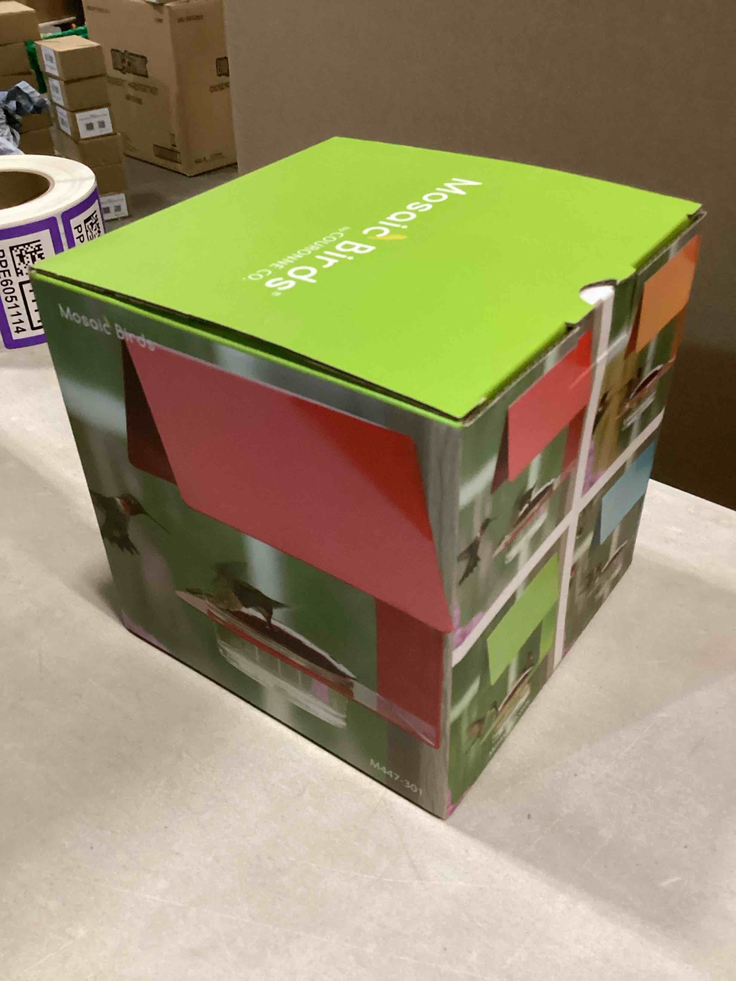 Condition photo showing New/Like New for Mosaic Birds The Cottage HummingBird Feeder, 3.4-oz