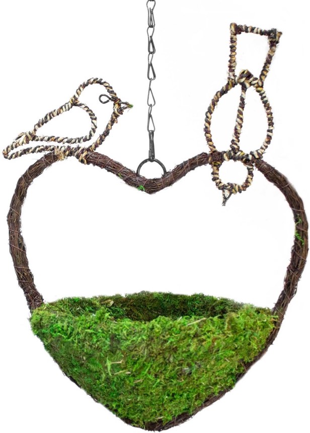 SuperMoss (56903) Woven Bird Feeder, 9.5", Sparrow