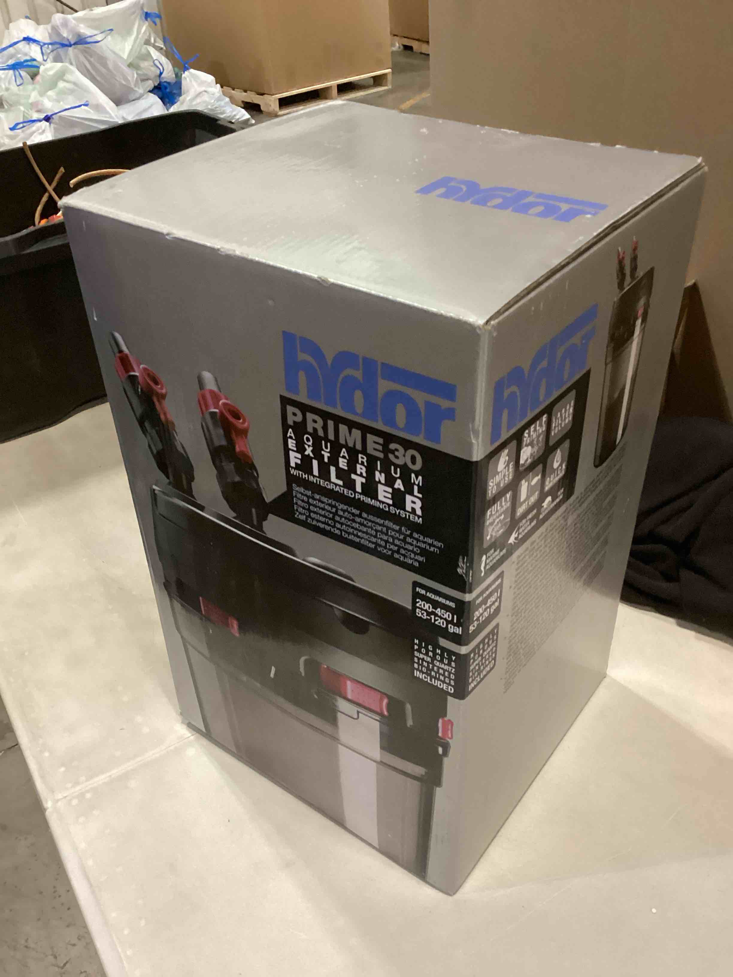 Condition photo showing New/Like New for Hydor Prime 30  Aquarium External Filter