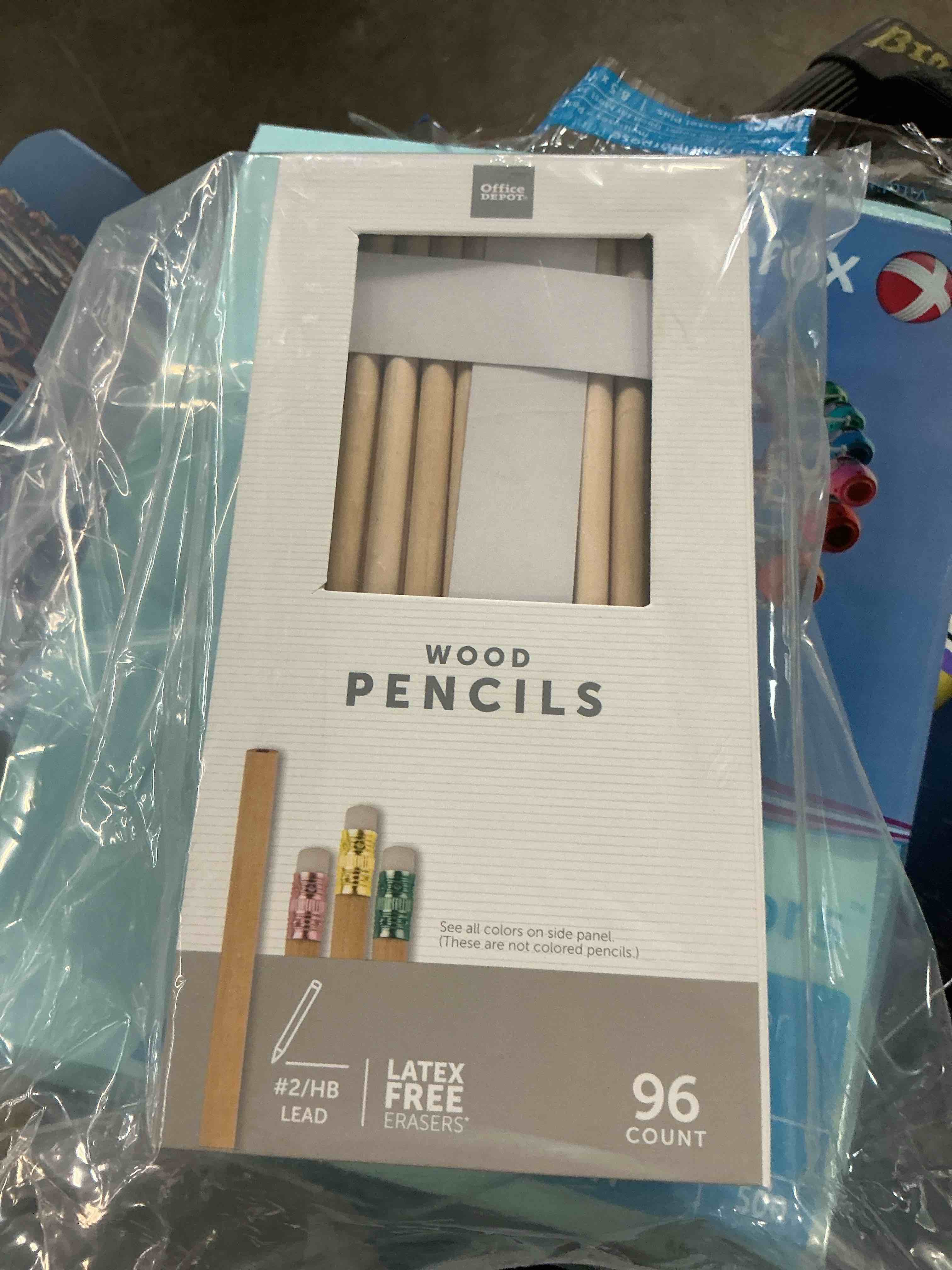 Condition photo showing New/Like New for office depot® brand natural wood pencils #2 medium soft lead pack of 96