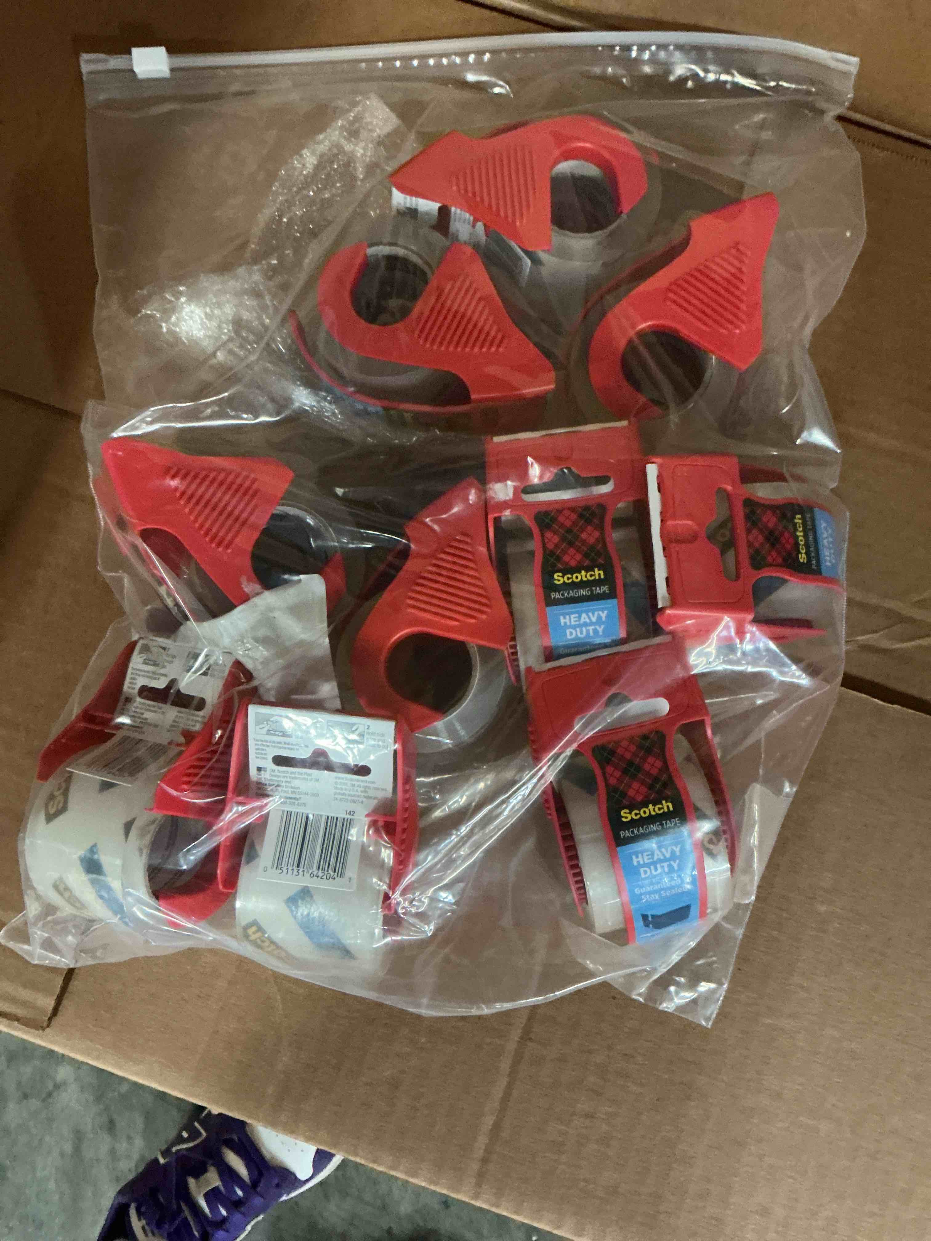 Condition photo showing New/Like New for scotch 3850 heavy-duty packaging tape with dispenser  1.5  core  1.88  x 66.66 ft  clear