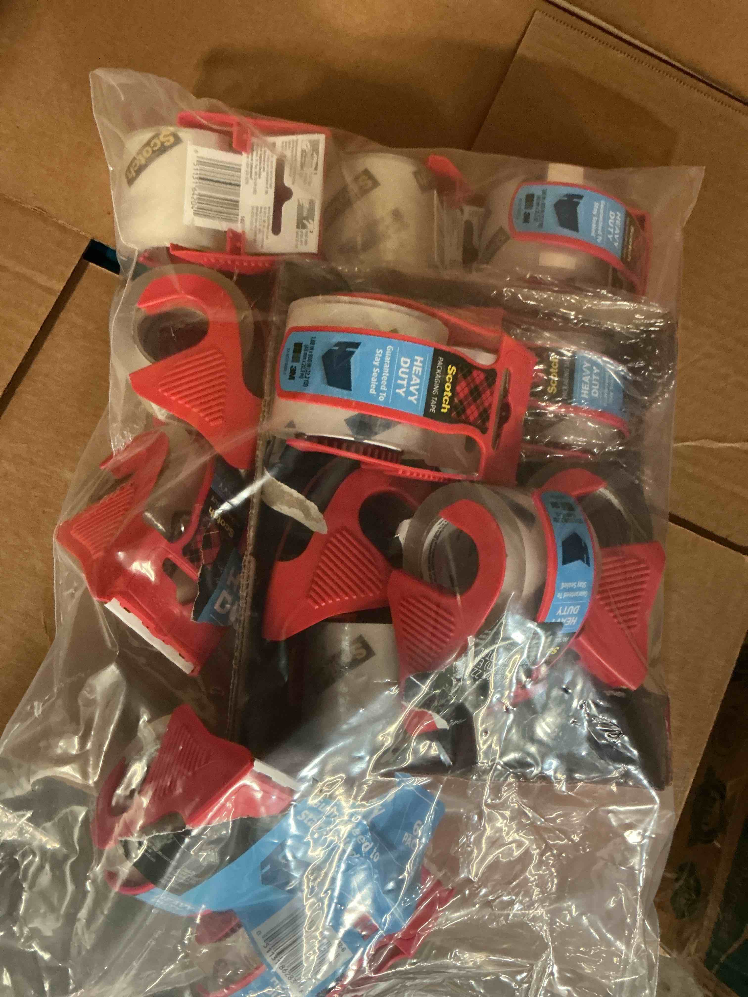 Condition photo showing New/Like New for scotch 3850 heavy-duty packaging tape with dispenser  1.5  core  1.88  x 66.66 ft  clear