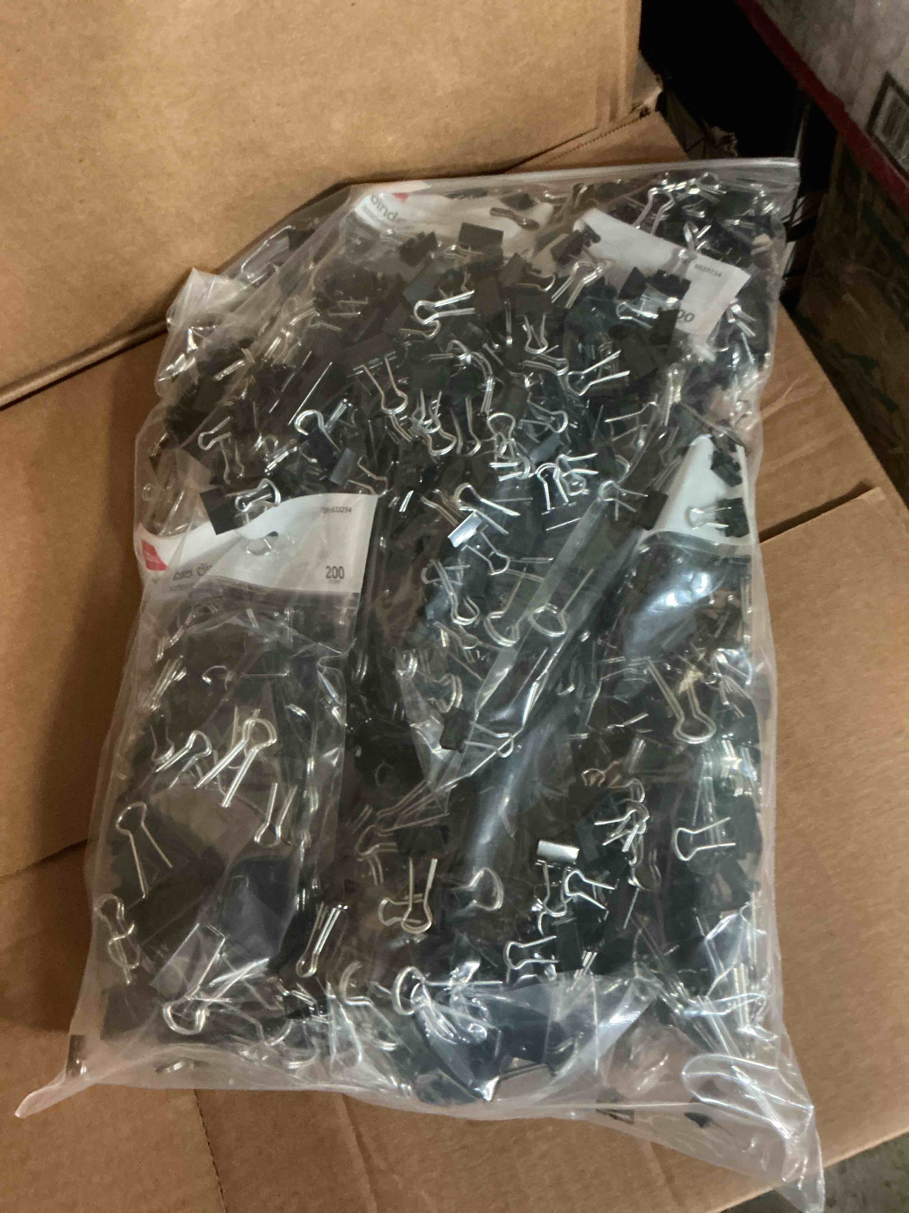 Condition photo showing New/Like New for office depot® brand binder clip combo pack, assorted sizes, black, pack of 1000 clips
