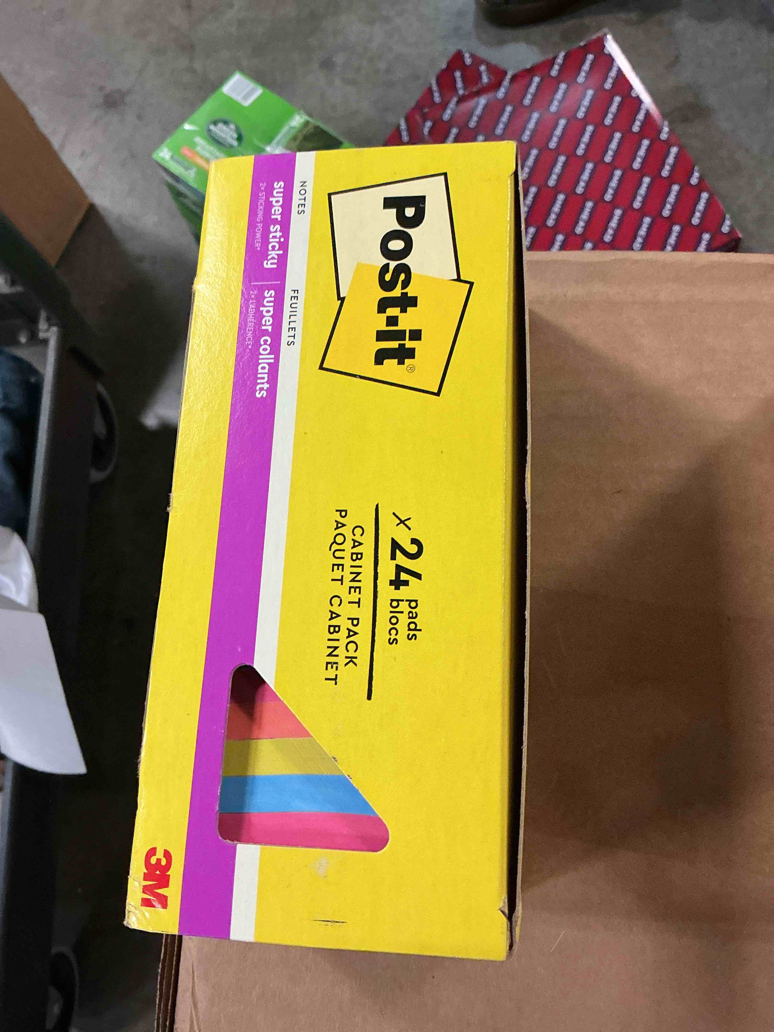 Condition photo showing New/Like New for post-it super sticky notes - summer joy collection - 3  x 3  plain  24-pack