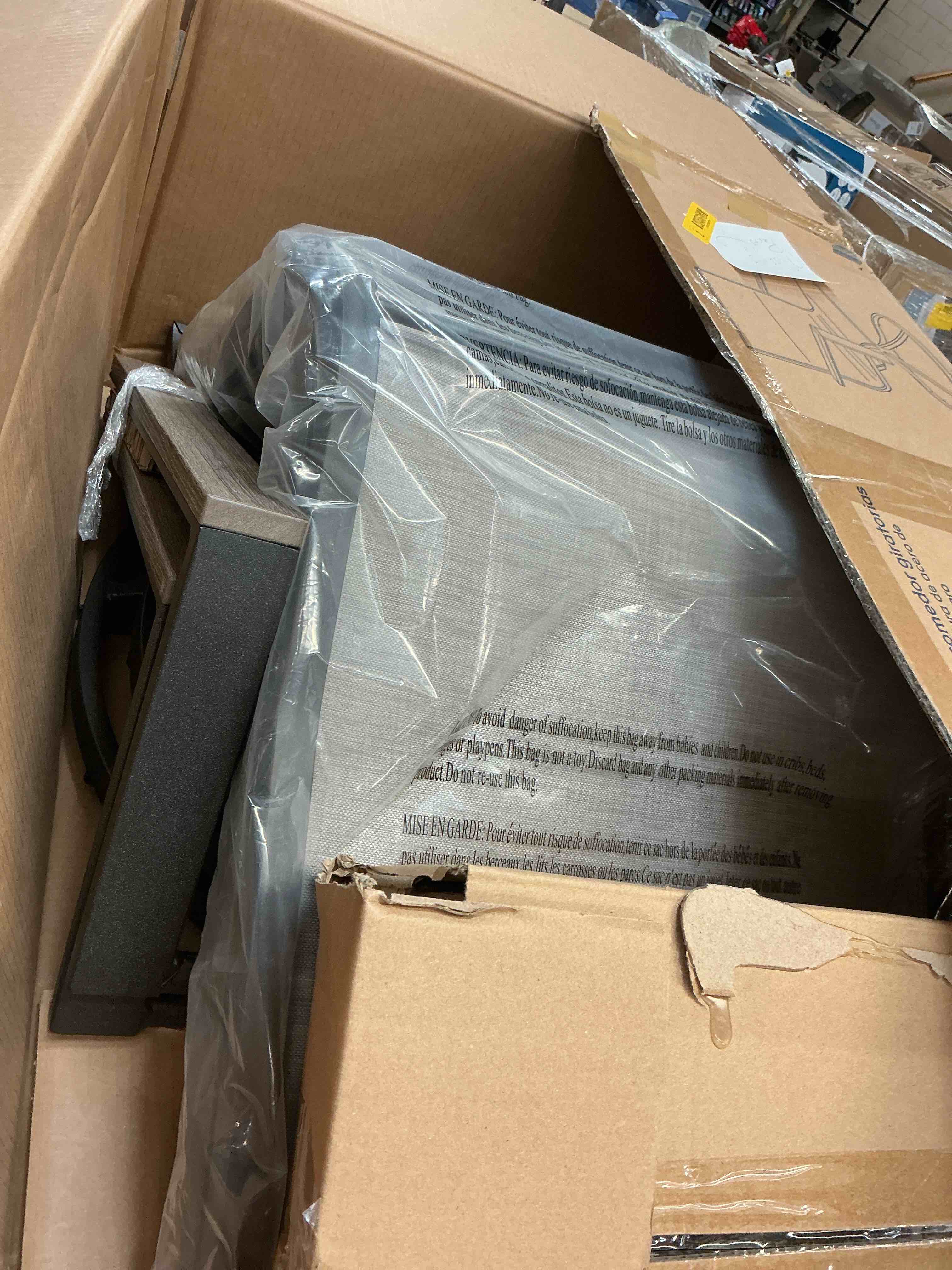 Condition photo showing Good Condition for style selections elmhurst set of 2 black steel frame swivel dining chair with gray sling seat 5997515