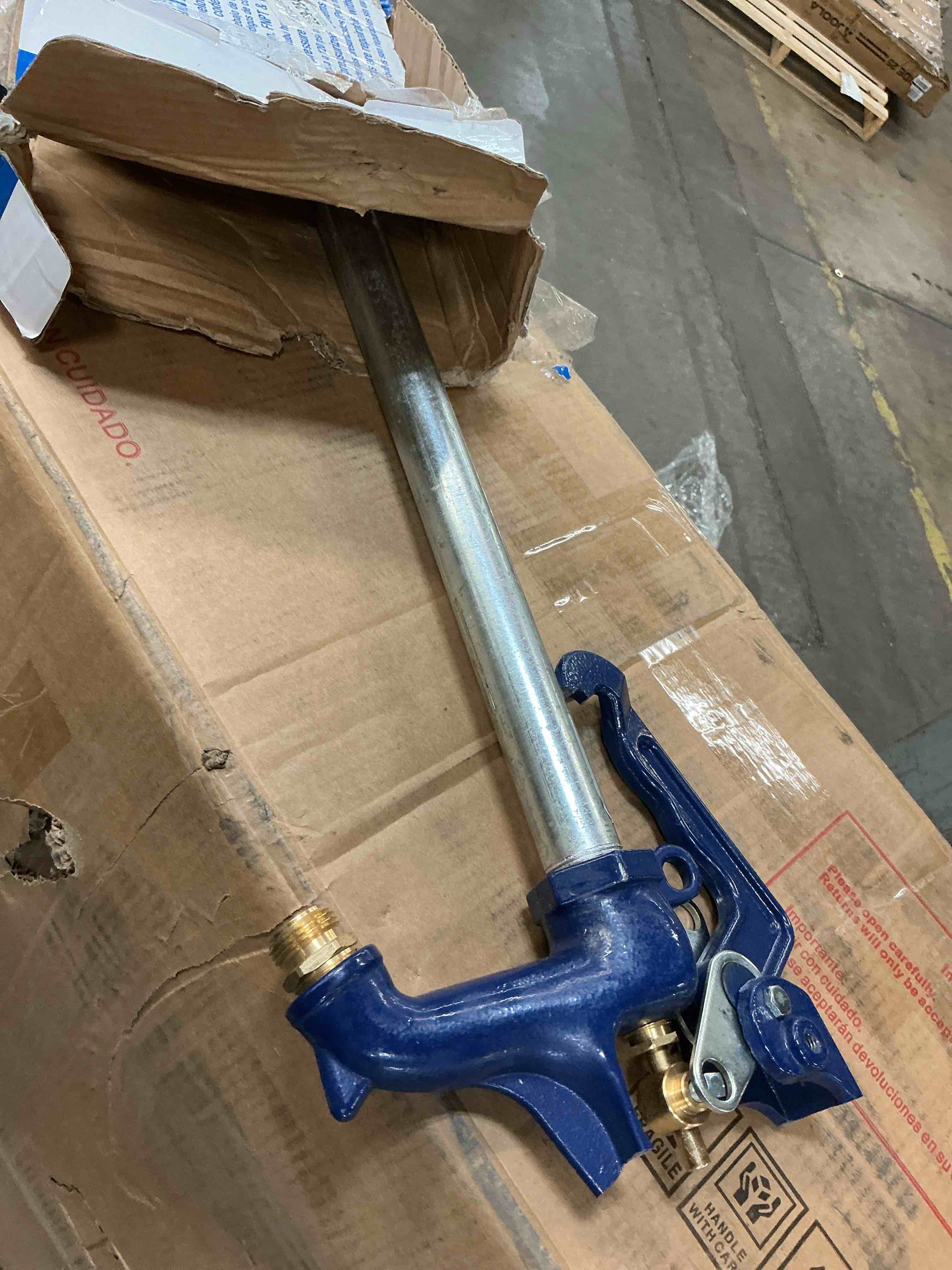 Condition photo showing As Is for proplumber 3/4-in female brass yard hydrant valve