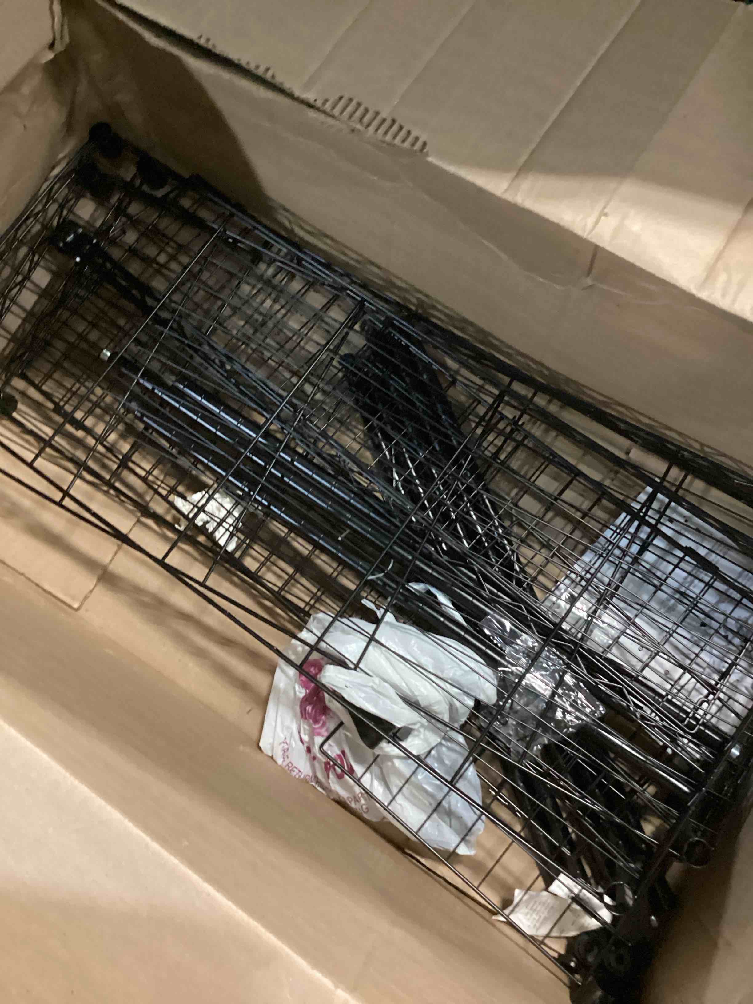 whitmor 4 tier shelving unit, metal storage shelves with basket, adjustable heavy duty shelf, 400 lb