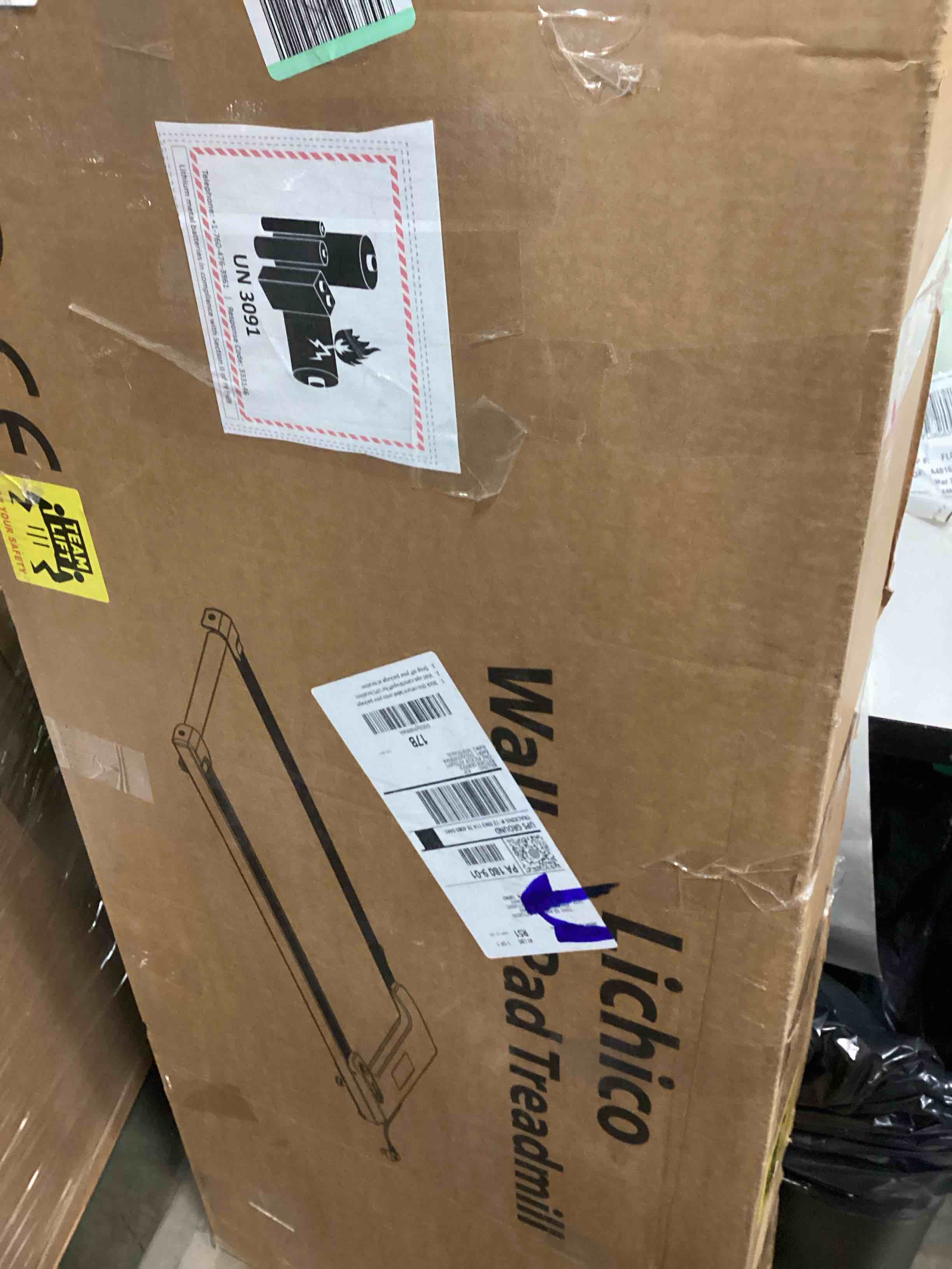 Condition photo showing As Is for lichico neosilent walking pad treadmill under desk for home with bldc core and extra-large belt, app and remote control, portable and compact for small space standard03
