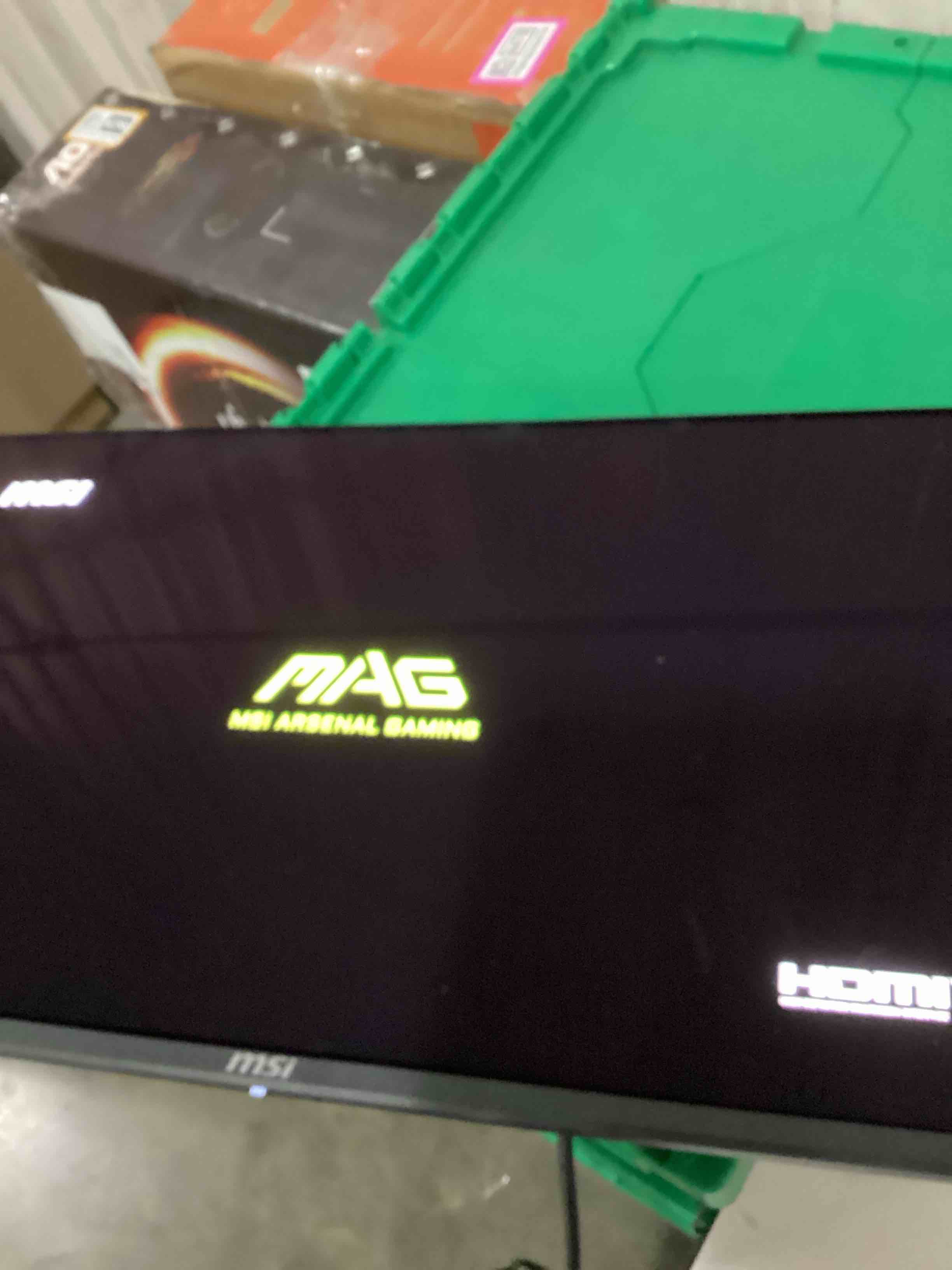 Condition photo showing Good Condition for msi mag 274qp qd-oled x24 27-inch 2560 x 1440 (qhd) gaming monitor, 240hz, adaptive-sync, hdmi, displayport, vesa mountable, tilt, height adjustable, speaker, 0.03ms, black