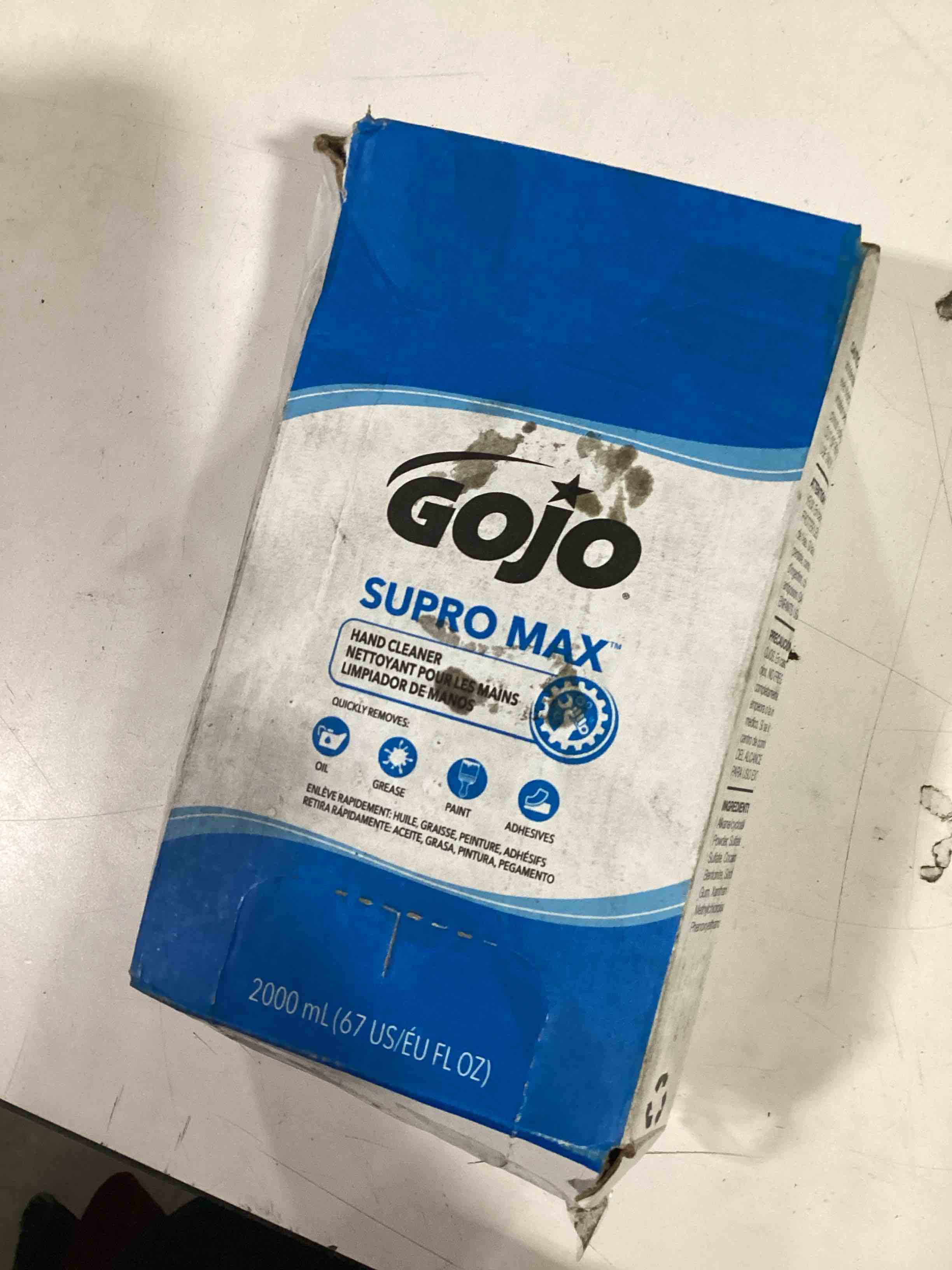 GOJO SUPRO MAX™ HAND CLEANER NETTOYANT POUR LES MAINS. LIMPIADOR DE MANOS 