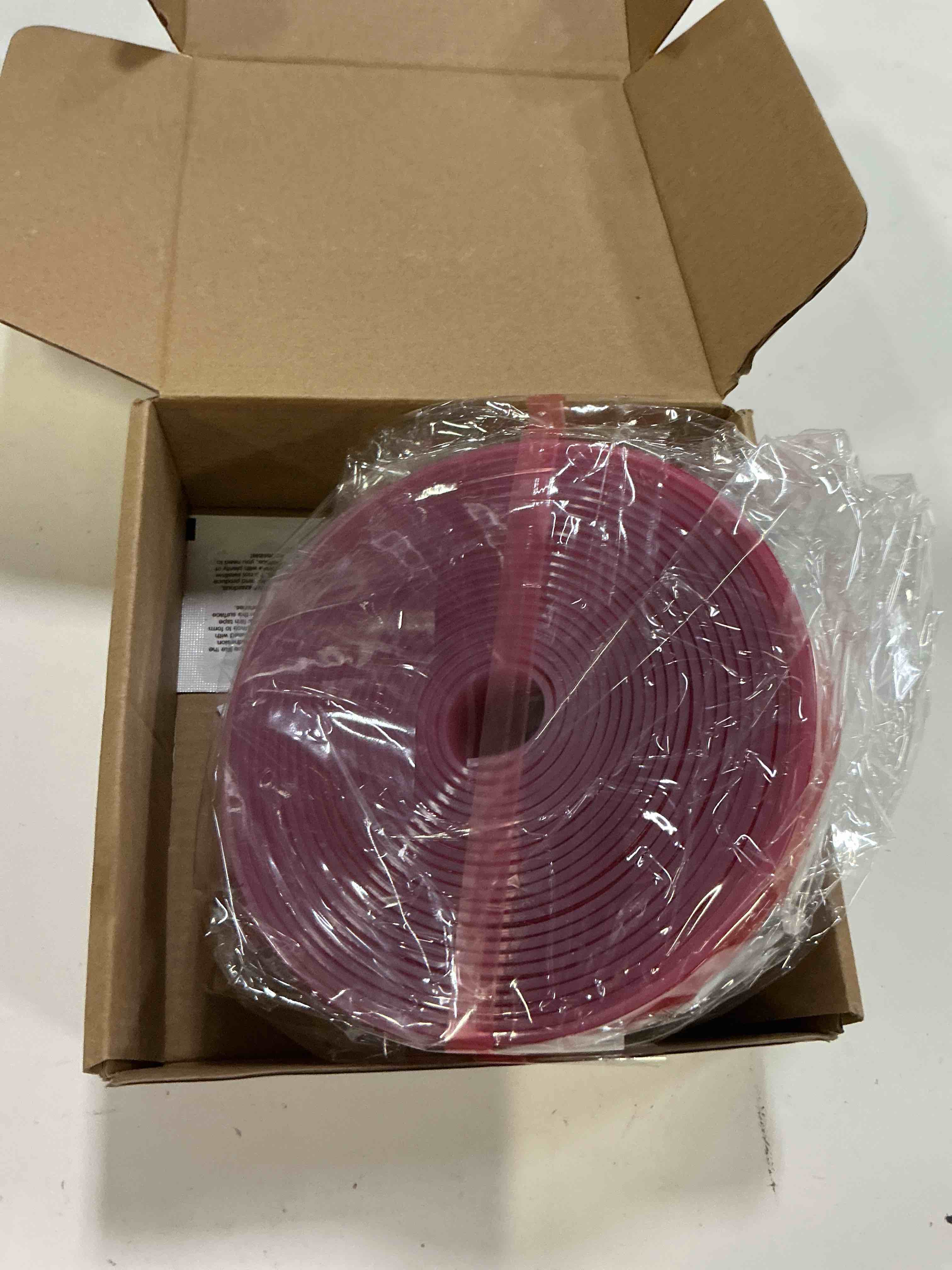 Condition photo showing Good Condition for elvone heavy-duty 20 ft x 2 in weather stripping, extra thick 2mm door draft stopper silicone gap seal strip for house and glass shower doors for side gaps of door and windows, clear 20ft (2" w x 5/64 "t) clear