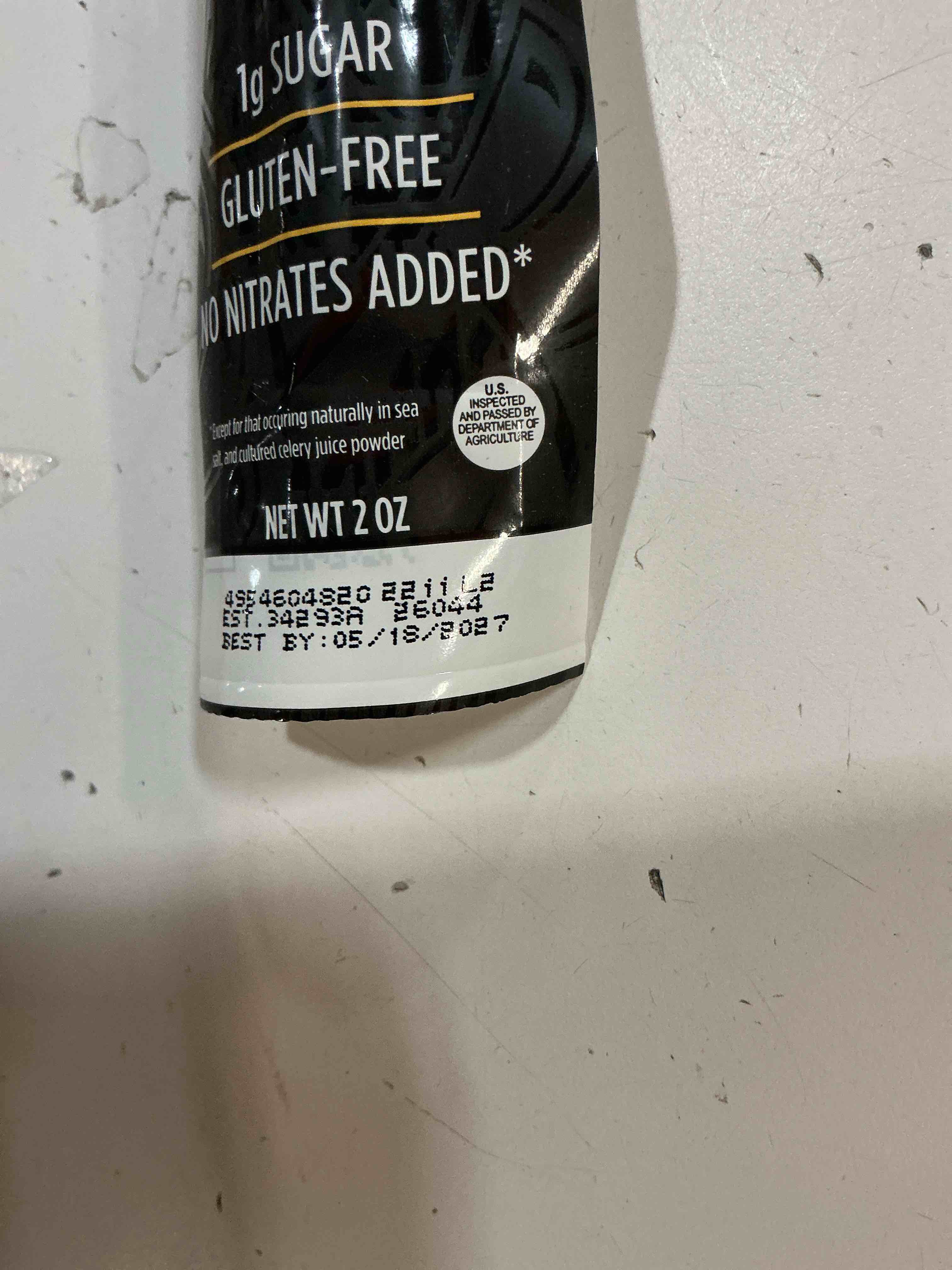 Condition photo showing New/Like New for best by: 05/18/2027fatty meat sticks, made with grass fed beef, pork raised without antibiotics, 13g protein per serving, original, 2 oz. (pack of 20)