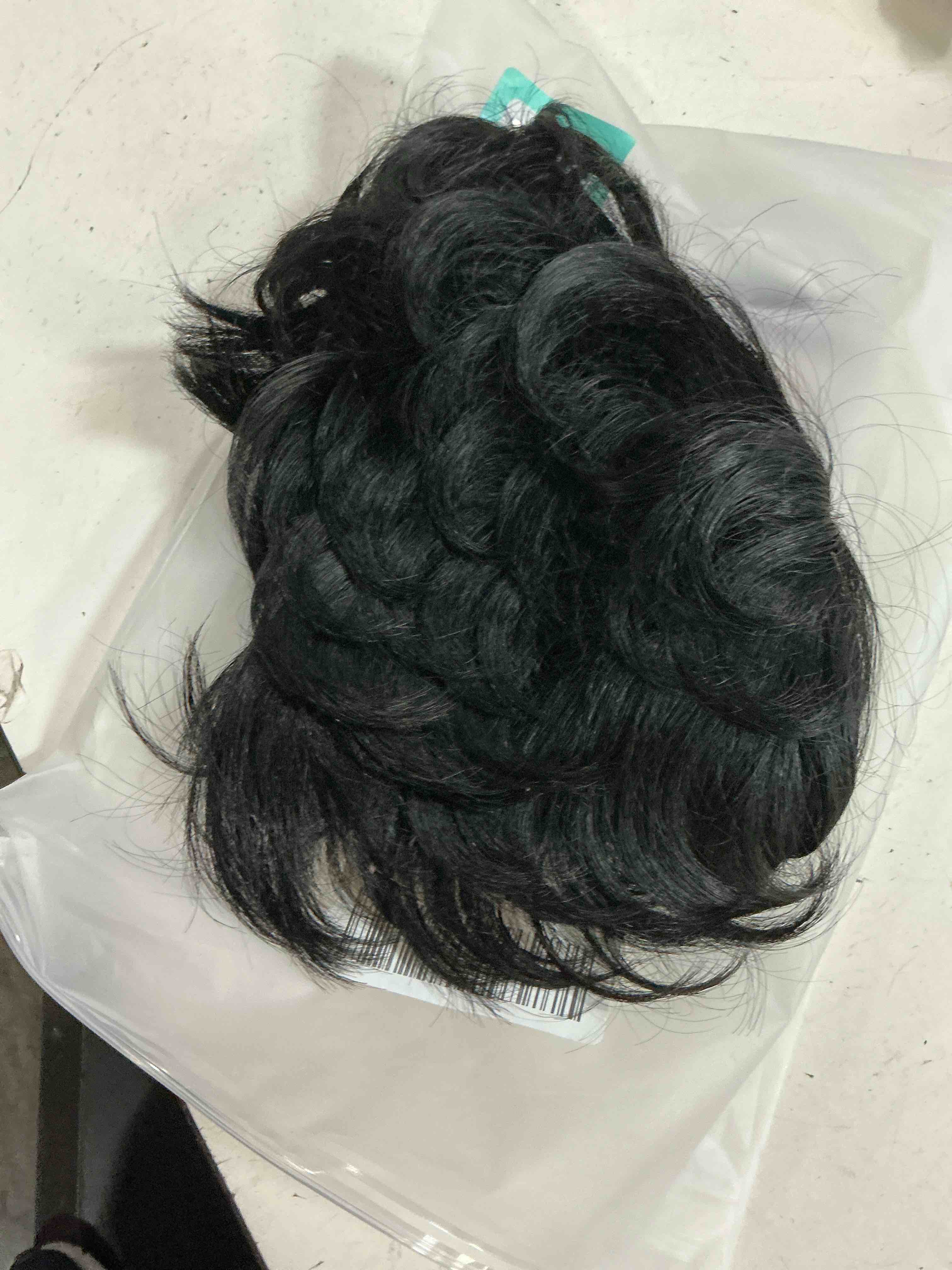Condition photo showing As Is for short curly pixie cut wigs for women human hair wave short wigs for black women none lace front wig layered curly wigs for women daily use color 99j burgundy