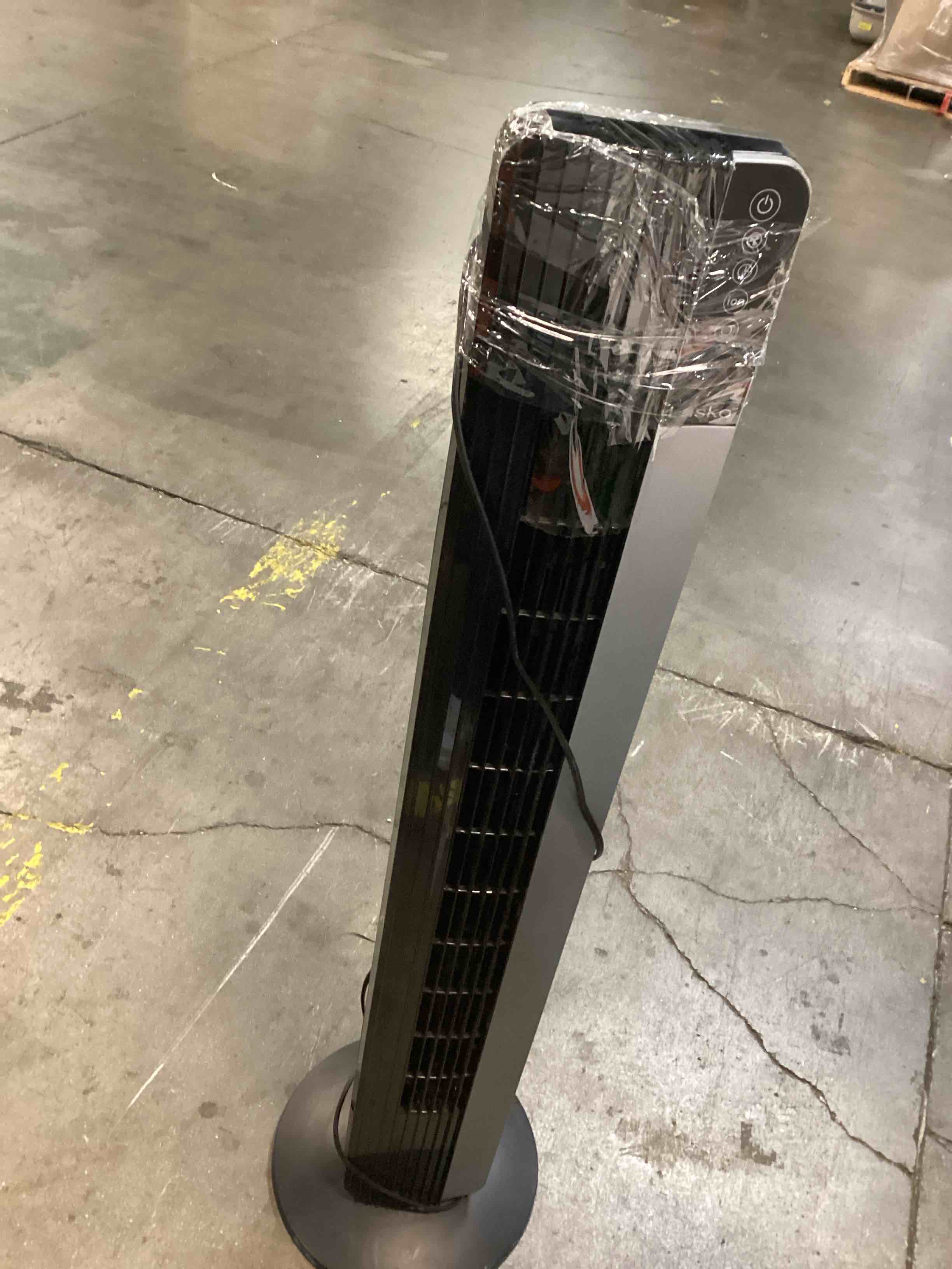 Condition photo showing As Is for lasko t48320 48 inch tower fan - black