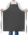 Tuff Apron Blue Heavy Duty Waterproof with Neck Adjuster Durable Long Kitchen Dishwashing Bib 41" x 27" PVC Vinyl