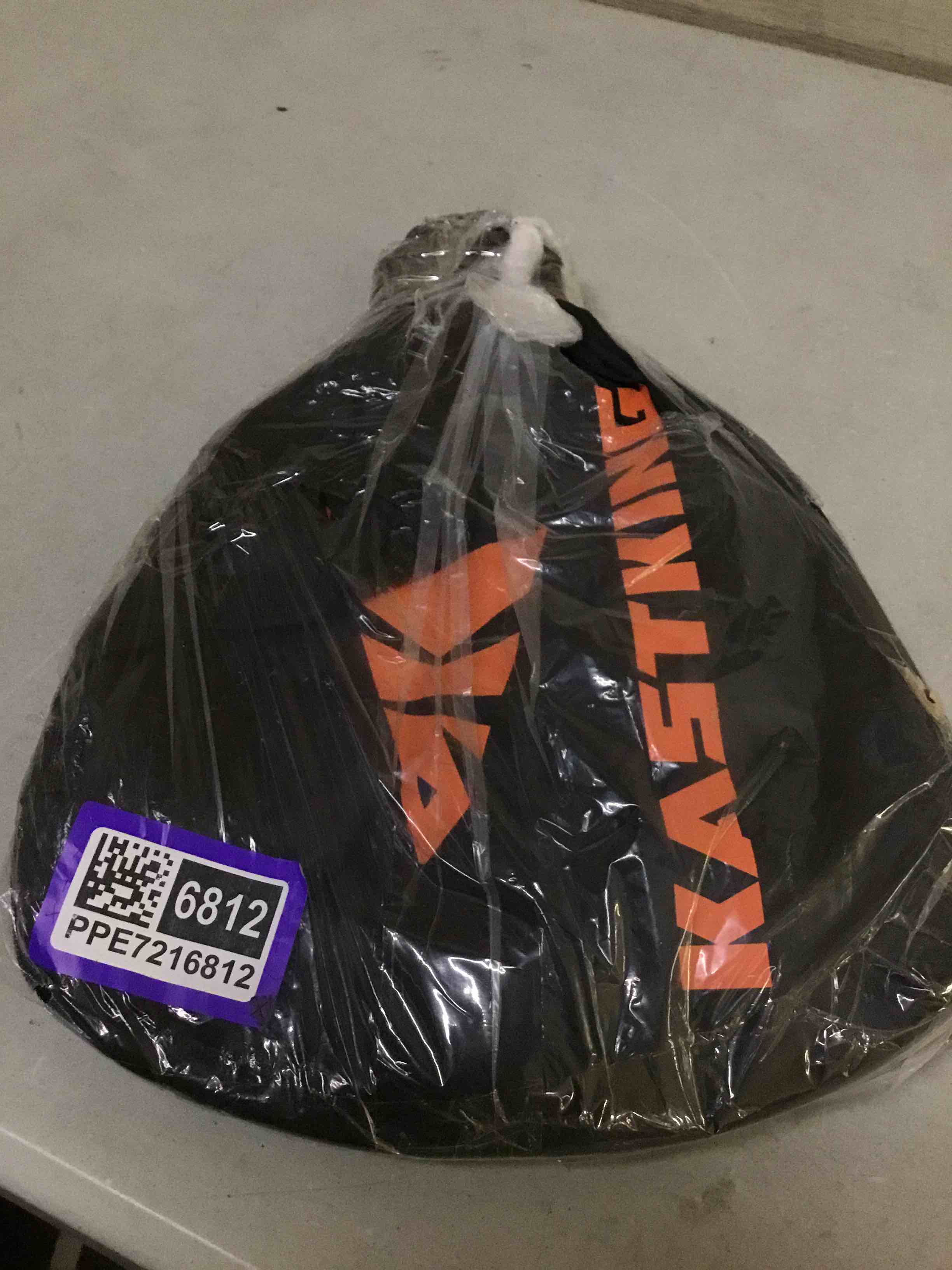 Condition photo showing As Is for kastking titanet fishing net, durable aluminum handle, non-slip hi-vis grip, compact bag & lanyard, ideal for kayak, lake, fly, or river fishing, 2 net options 32" total length (fixed handle) pvc net