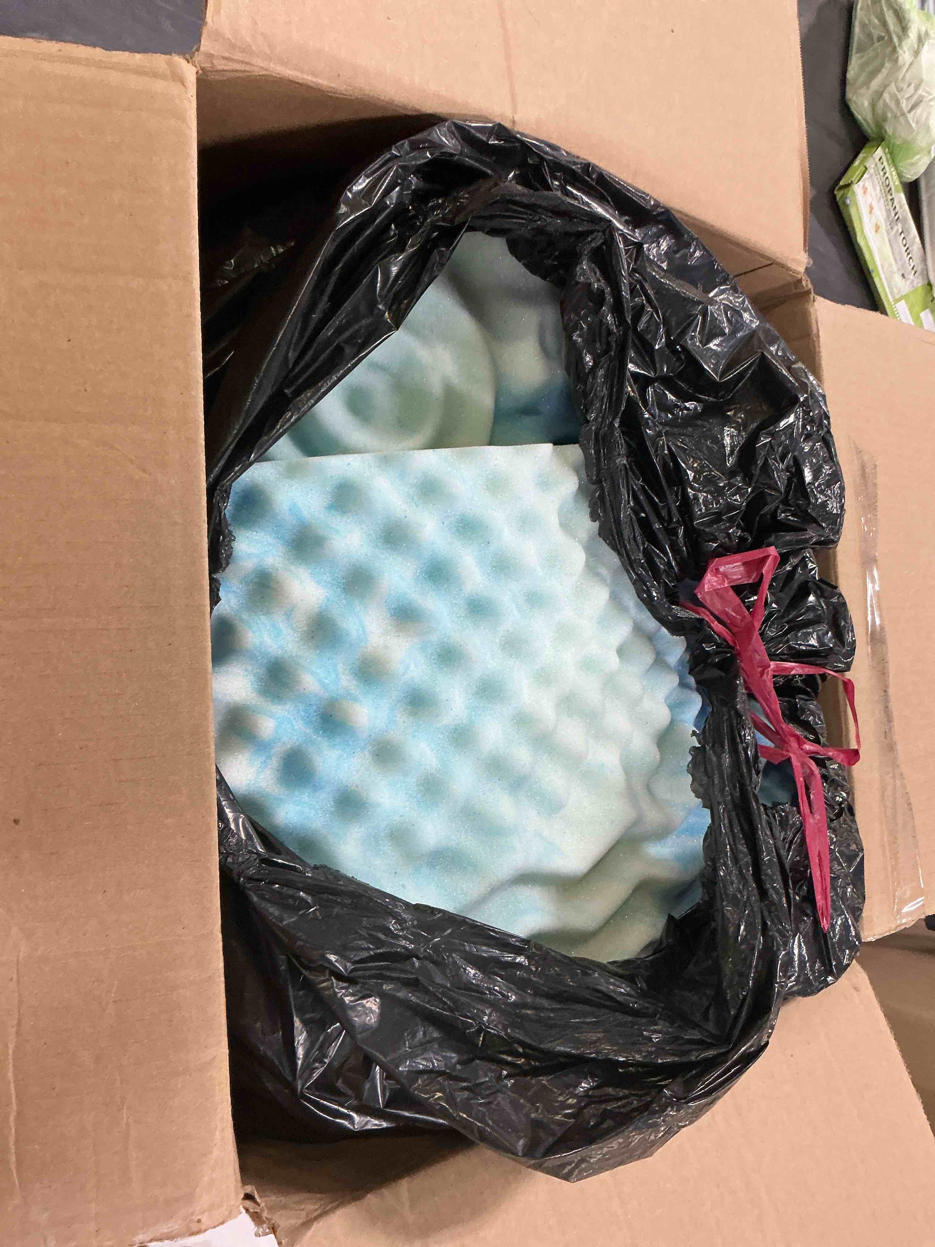 Condition photo showing As Is for cooling mattress pad (size unknown)