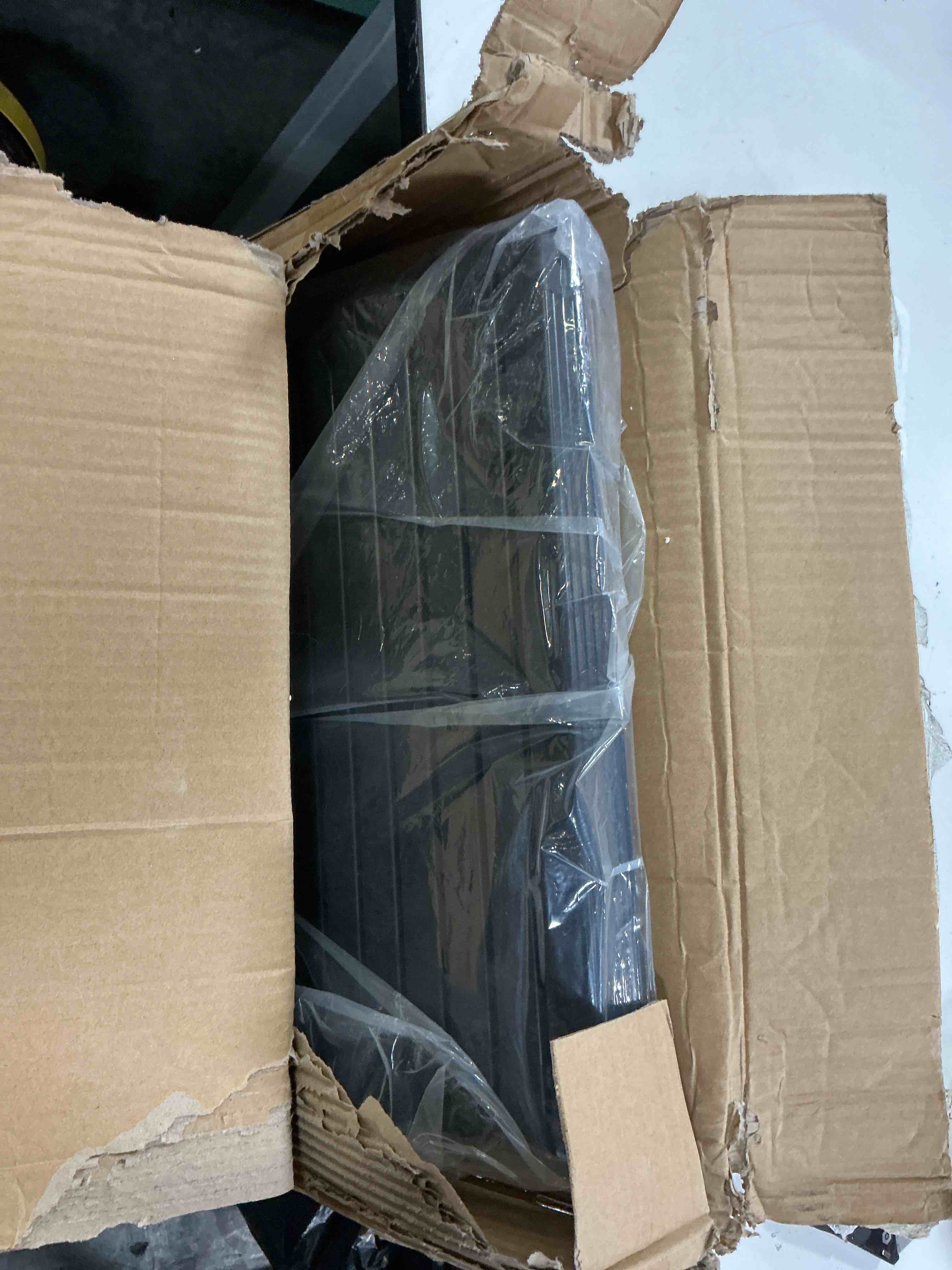 Condition photo showing New/Like New for rikade telescopic ladder, 20.3 ft aluminum telescoping ladder with stable hook and non-slip feet, portable extension ladder for household and outdoor working, max load 330 lb, black black 20.3 ft