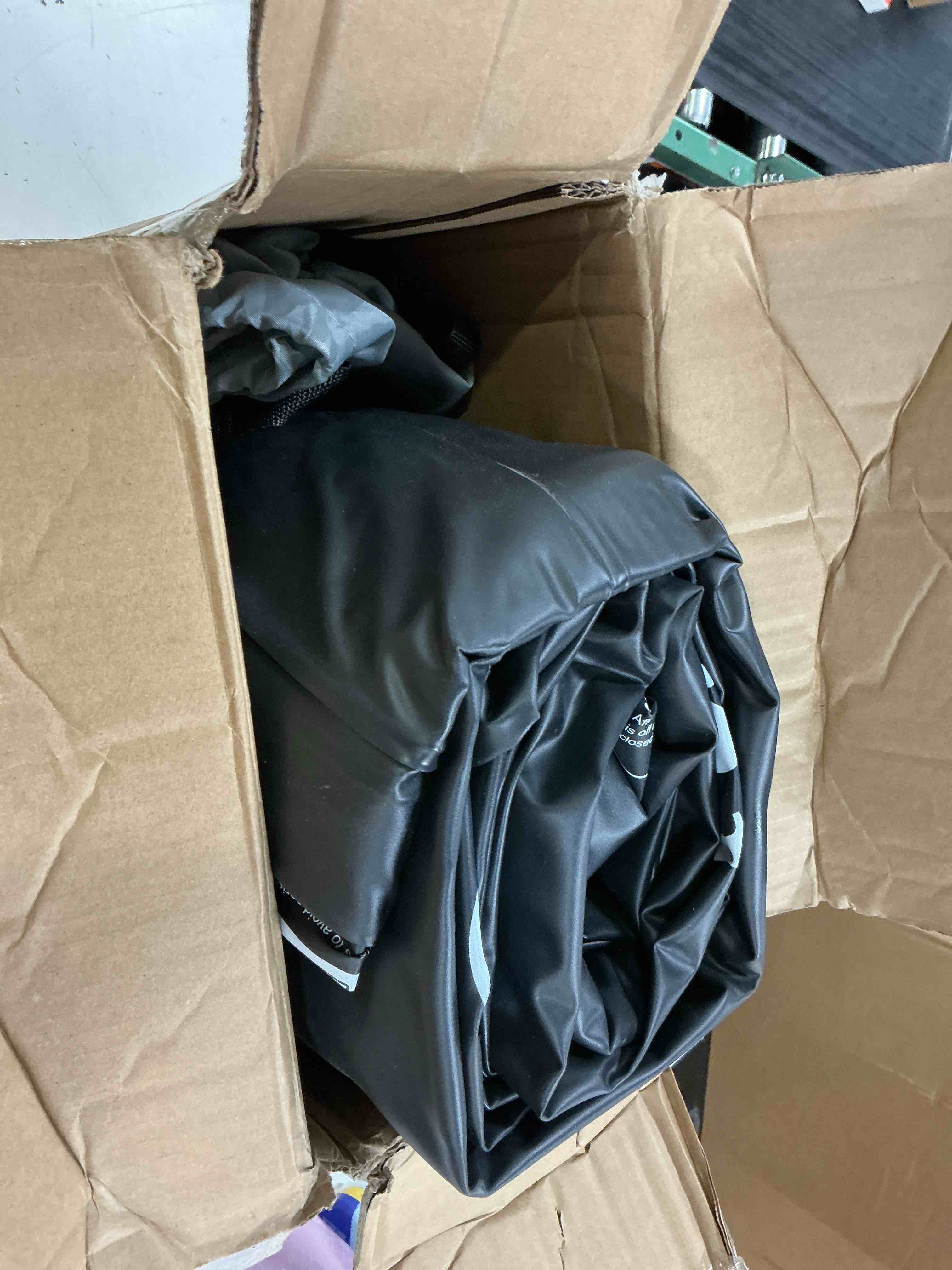 Condition photo showing As Is for ohgeni air mattress, queen 