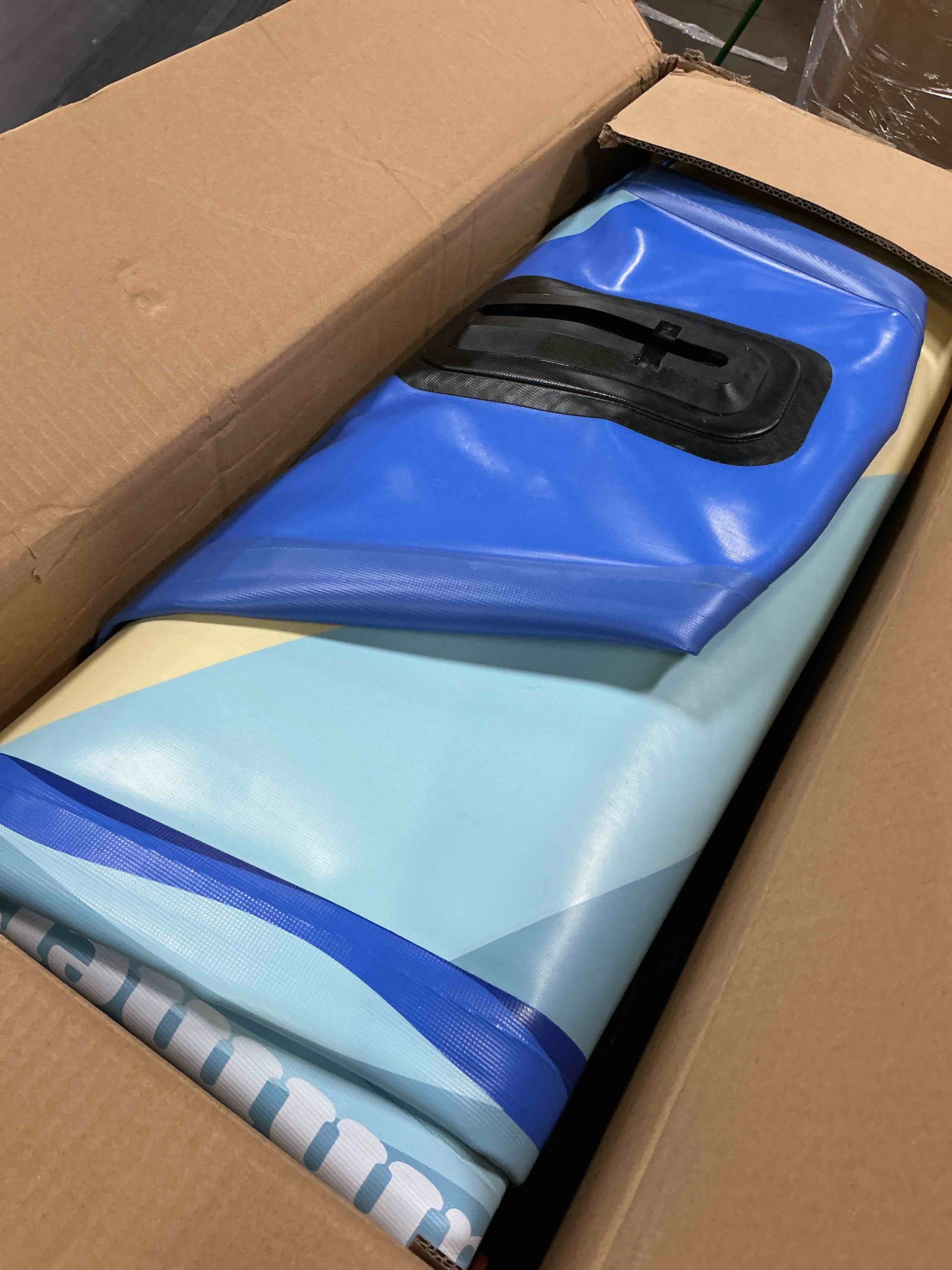 Condition photo showing Good Condition for yottoy inflatable stand up paddle board,stable lightweight 10'5" sup with non-slip eva deck, premium paddleboard accessories, three-fin system & carry bag,all-around inflatable sup