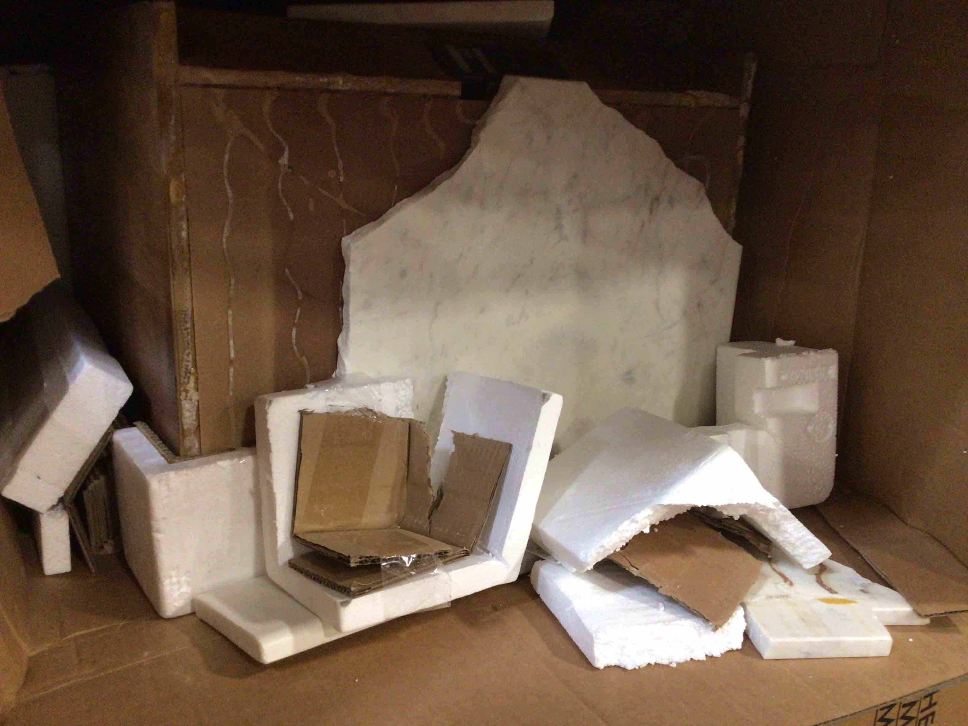 Condition photo showing As Is for isanti one drawer night stand