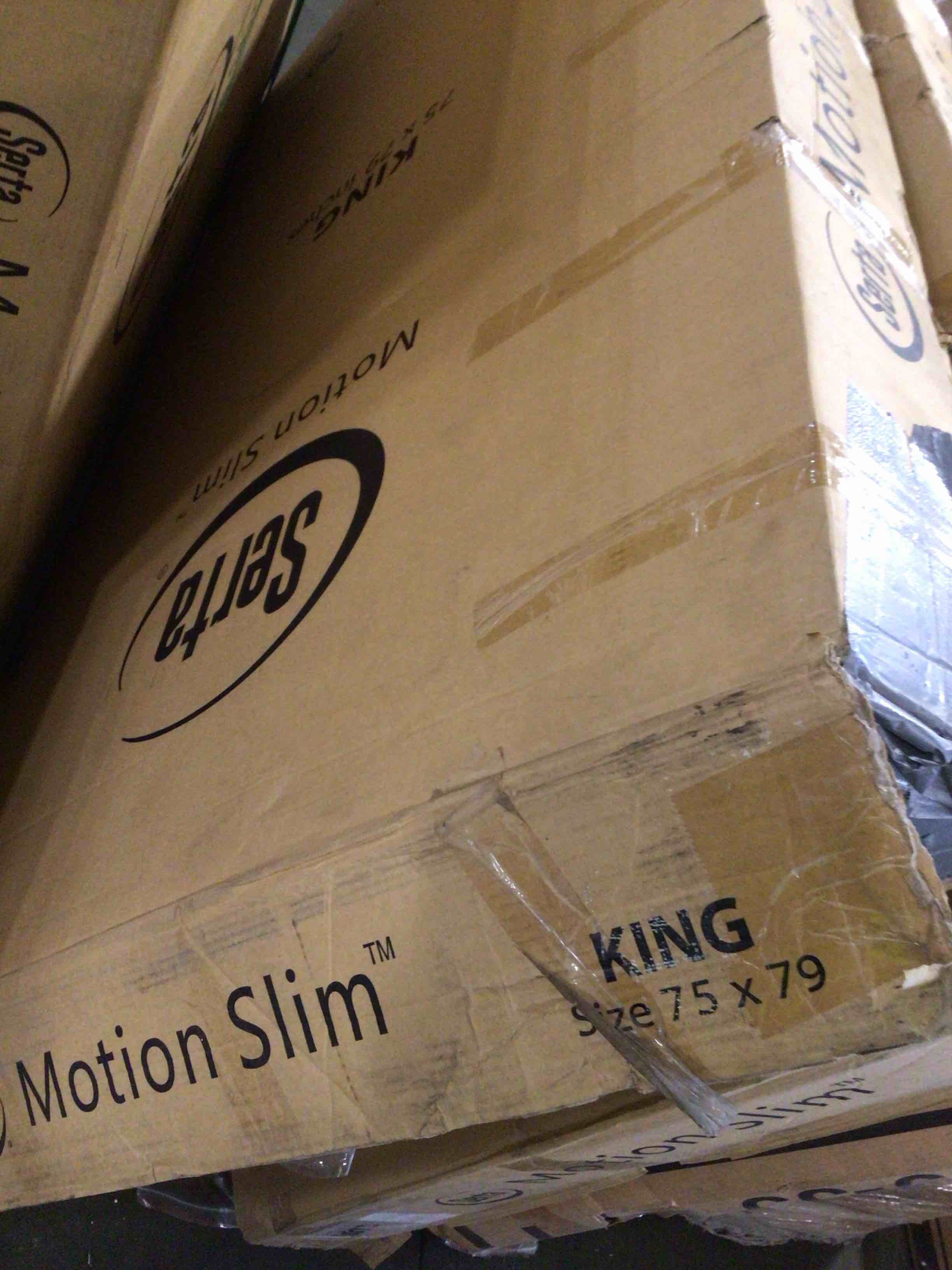 Condition photo showing As Is for divided king motion slim adjustable base