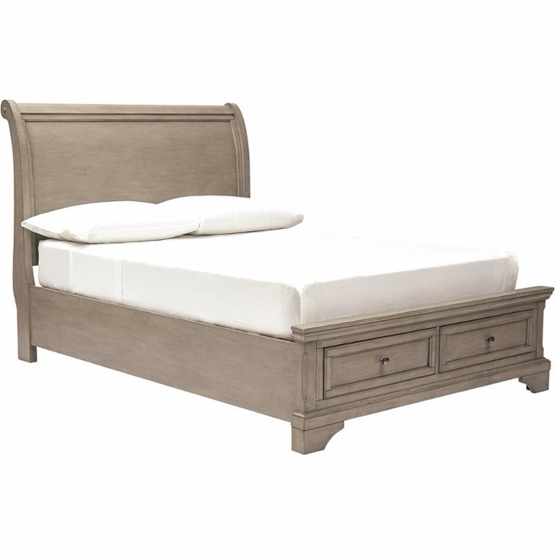 ((incomplete only headboard)) B733-87 Furniture Lettner Full Sleigh Bed With Storage