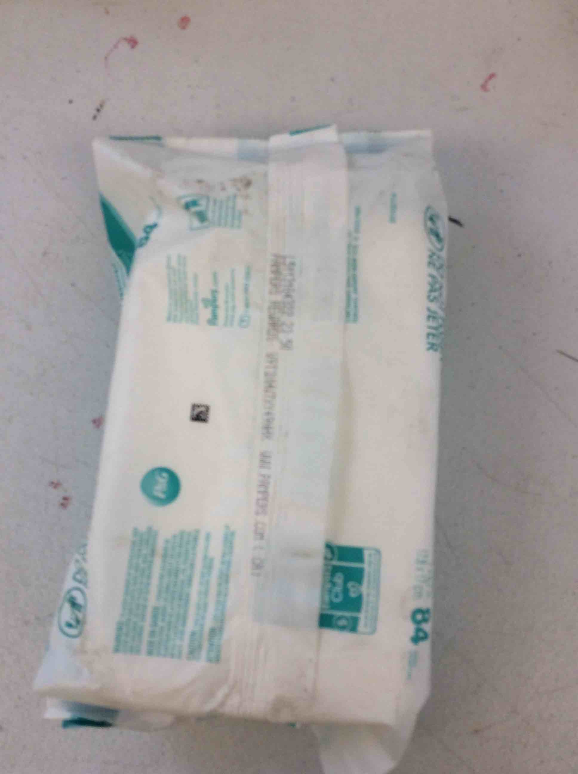 Condition photo showing As Is for pamper wipes