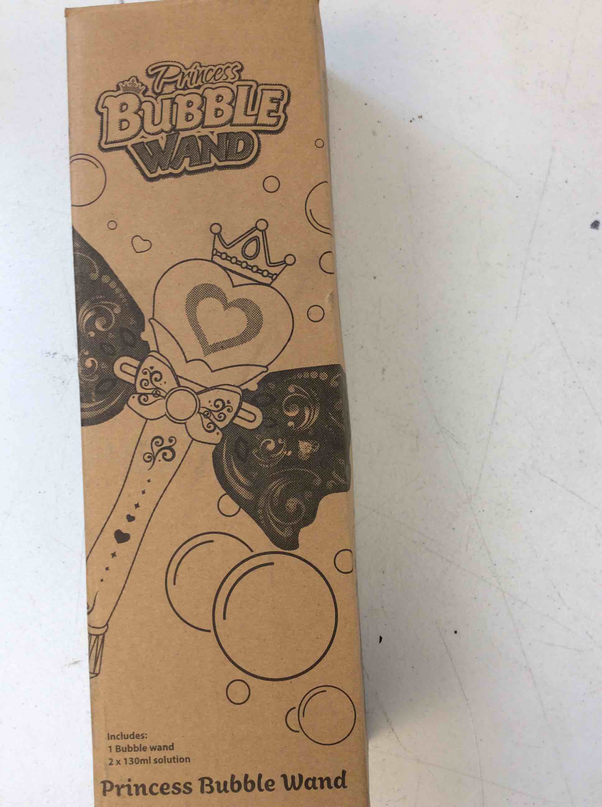 Condition photo showing New/Like New for princess bubble wand