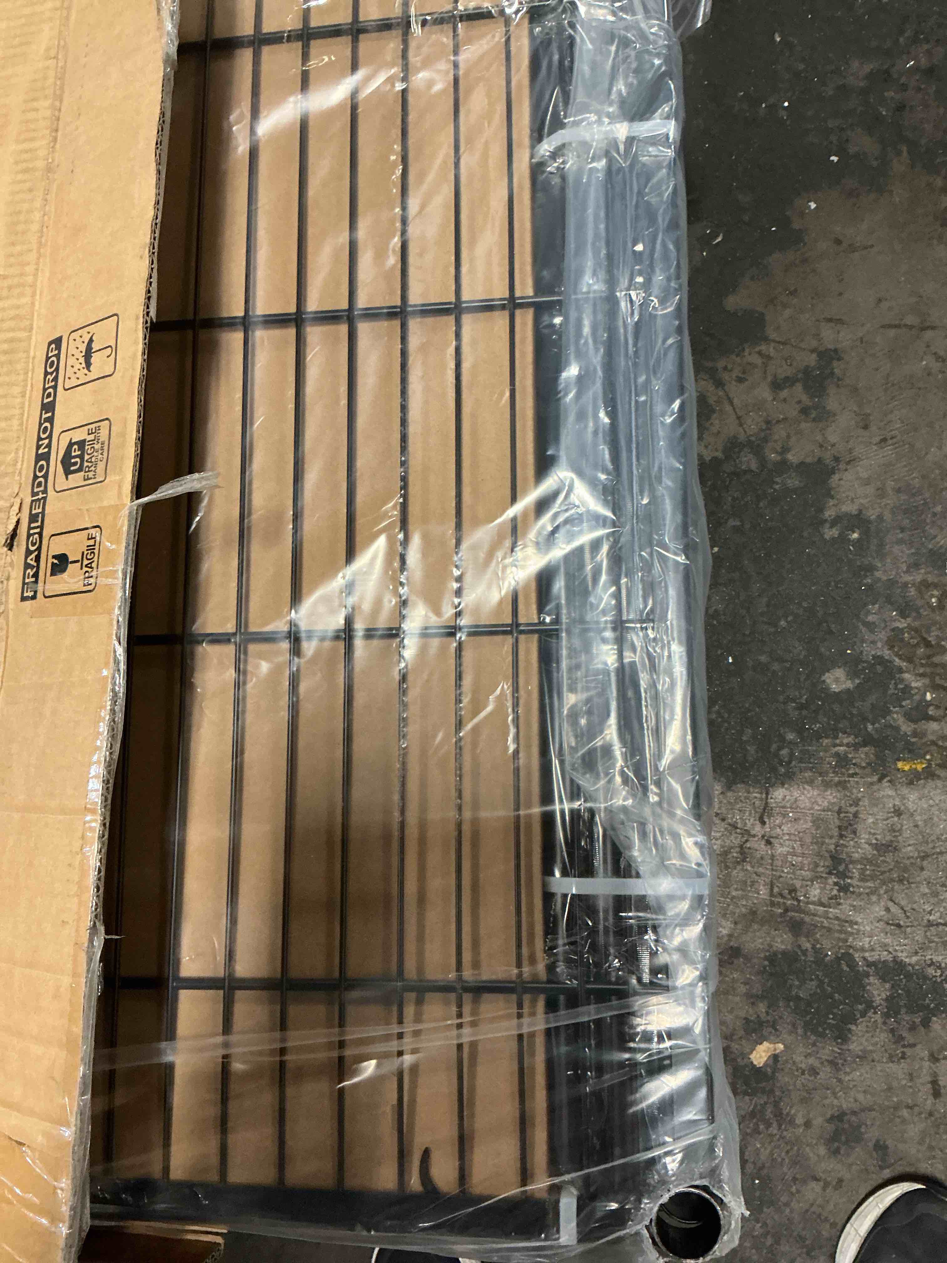 Condition photo showing Good Condition for workpro w082177 250 lbs 5-tier bin storage rack for 27-gallon totes, heavy black