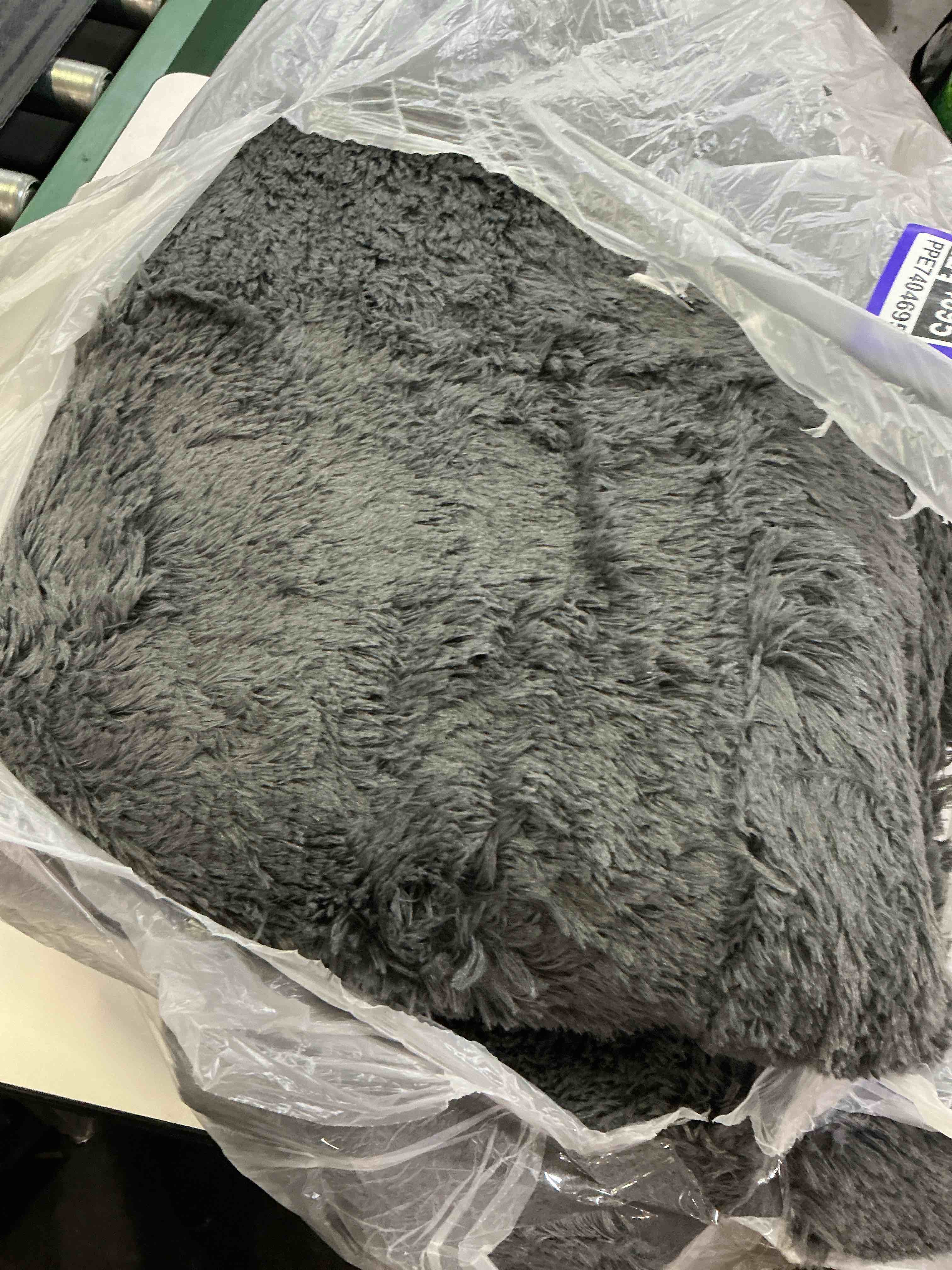 Condition photo showing Good Condition for ophanie 6x9 area rugs for living room grey, fluffy shag large fuzzy plush soft rug, gray shaggy floor big carpets for bedroom nursery, kids home decor aesthetic with over 99 pcs pile fibers