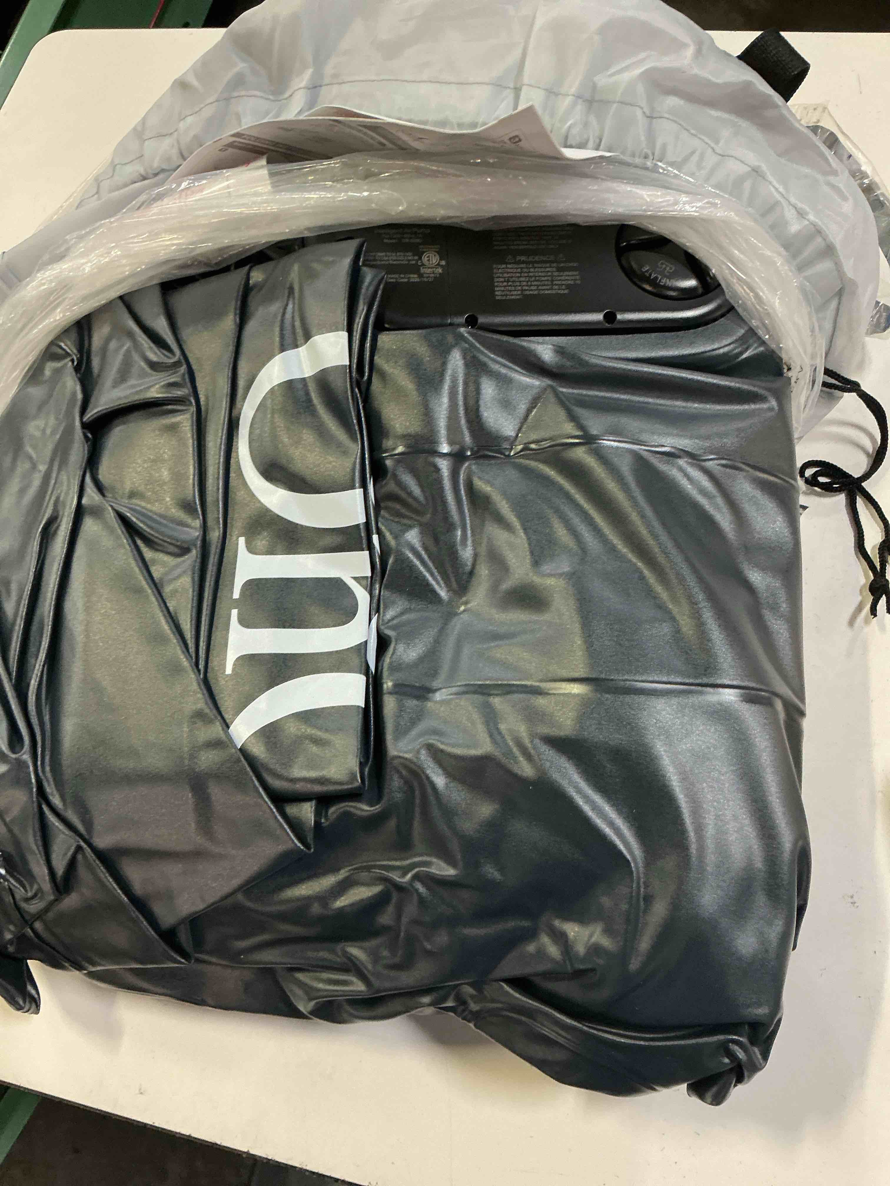 Condition photo showing Good Condition for ohgeni air mattress queen with built in pump, 18" raised blow up bed, 800lb | inflatable mattress, advanced coil-beam support, 3 mins inflation, 40% thicker pvc, waterproof, 10 year manufacturer support standard height 18'' black queen