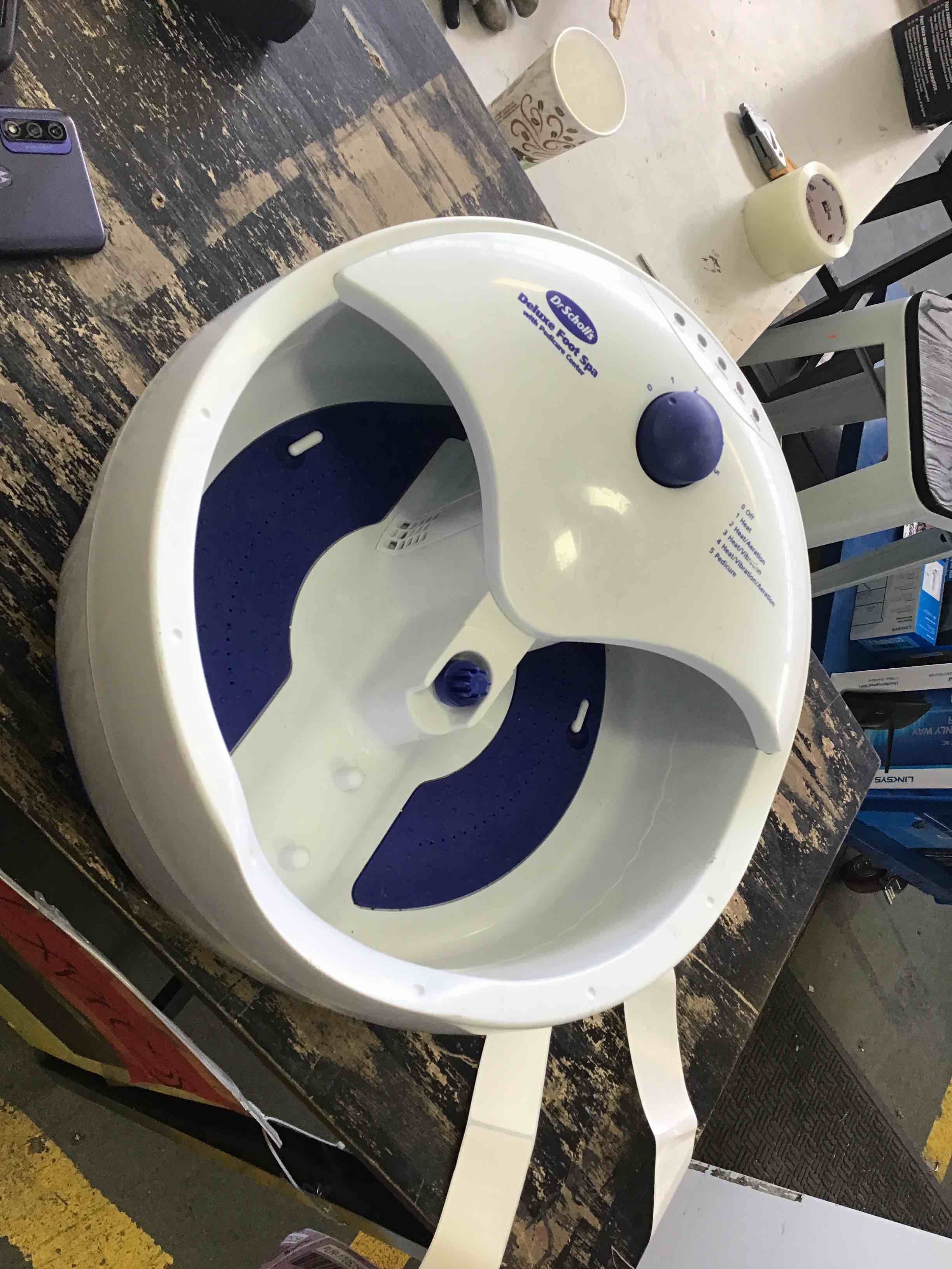 dr schools deluxe foot spa