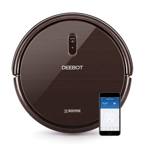 ECOVACS DEEBOT N79S Robotic Vacuum Cleaner with Max Power Suction, Upto 110 Min Runtime, Hard Floors and Carpets, Works with Alexa, App Controls, Self-Charging, Quiet