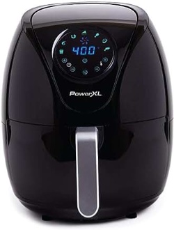 PowerXL Vortex Black 7 qt. Programmable Digital Air Fryer 