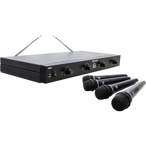 Gem Sound GMW-4 Quad-Channel Wireless Mic System EF