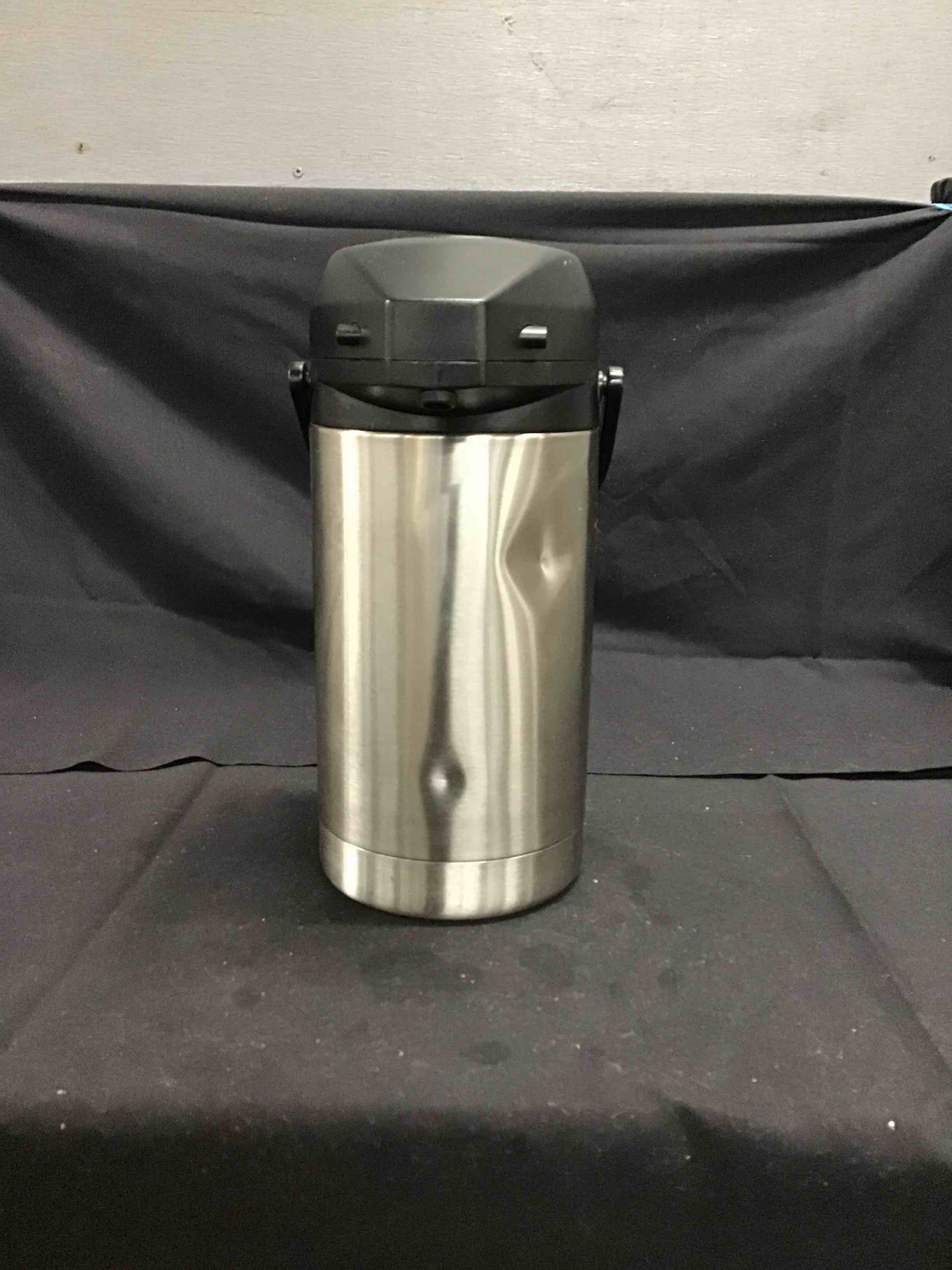 Hubert Stainless Steel 3 Liter AirPot Coffee Server with Pump Lid 